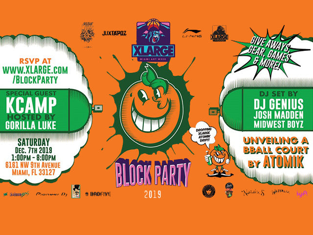 MIAMI ART WEEK XLARGE BLOCK PARTY 2019