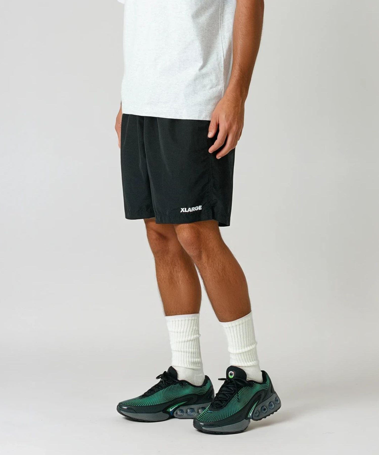 EMBROIDERED NYLON SHORT PANTS – XLARGE