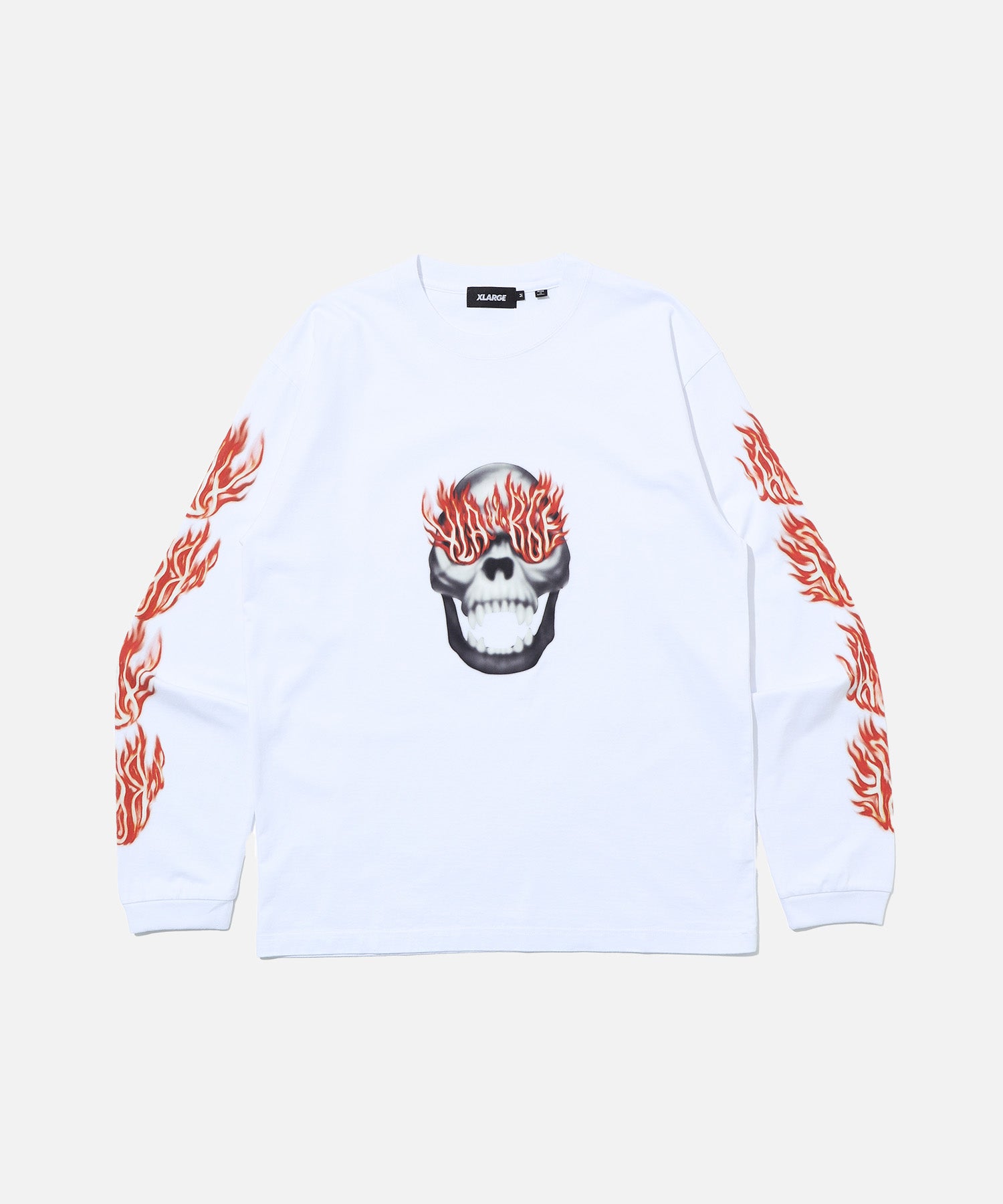 BABYL WHITE FLAME TEE【XLサイズ】 White Flame Tee – projectfyenite