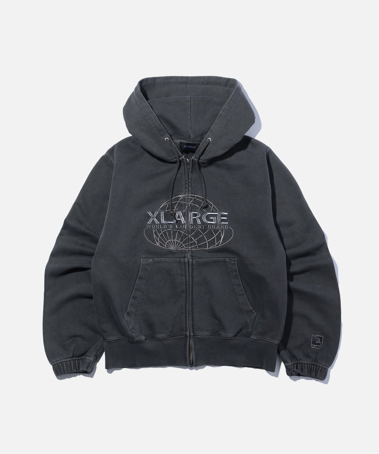WORLDS LARGEST BRAND SLIM ZIP HOODED SWEATSHIRT – XLARGE