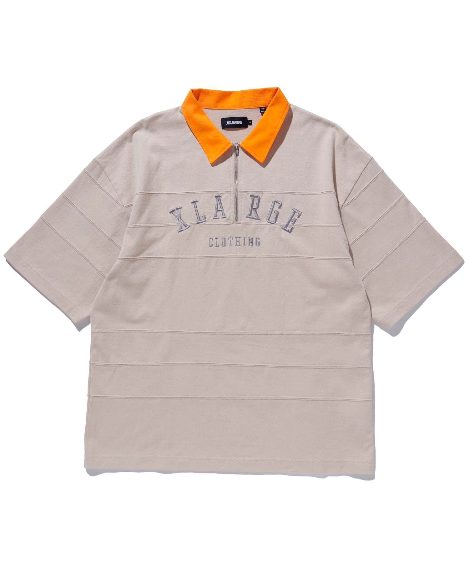 RUGBY ZIP S/S SHIRT | XLARGE