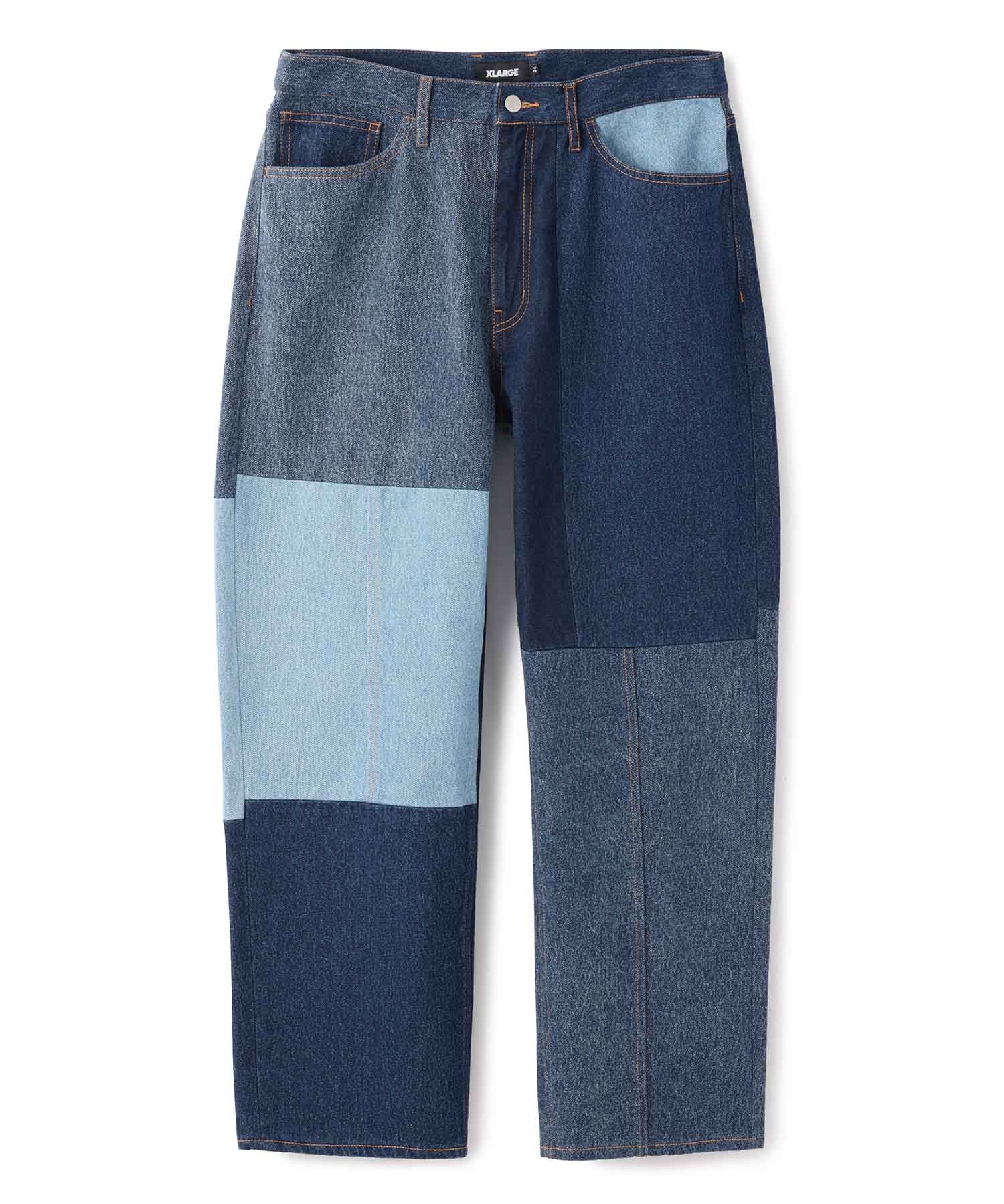 PATCHWORK DENIM PANTS | XLARGE