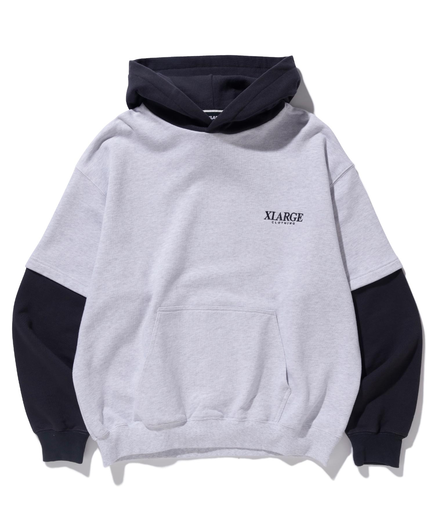 LAYERED HOODED SWEAT | XLARGE