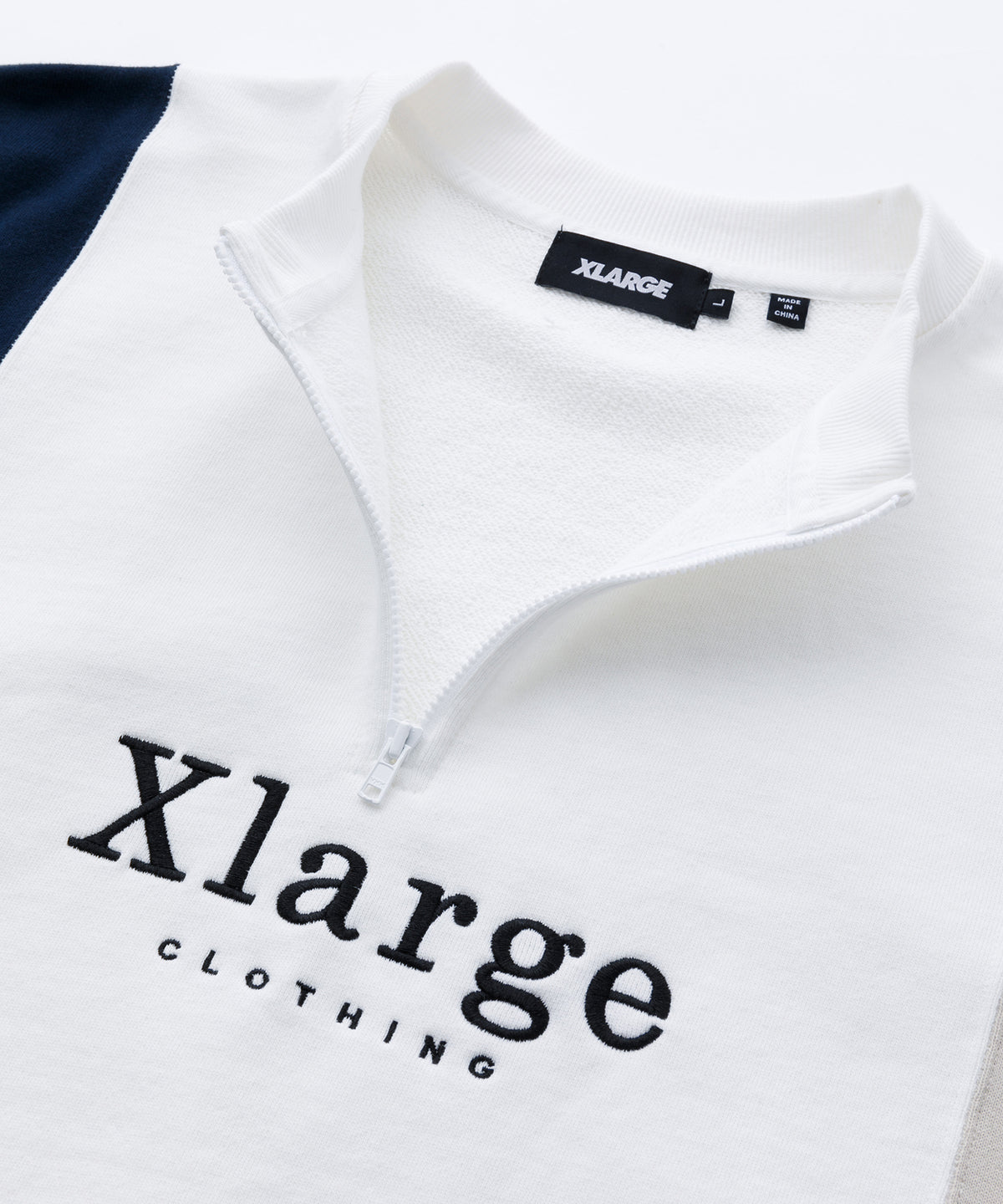 S/S COLORBLOCK HALF ZIP-UP SWEAT FLEECE, CREWNECK, HOODIE XLARGE