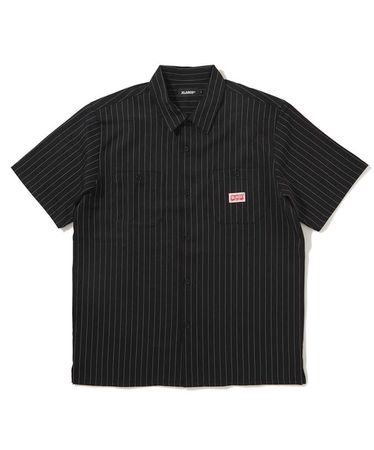 S/S STRIPE WORK SHIRT SHIRT XLARGE
