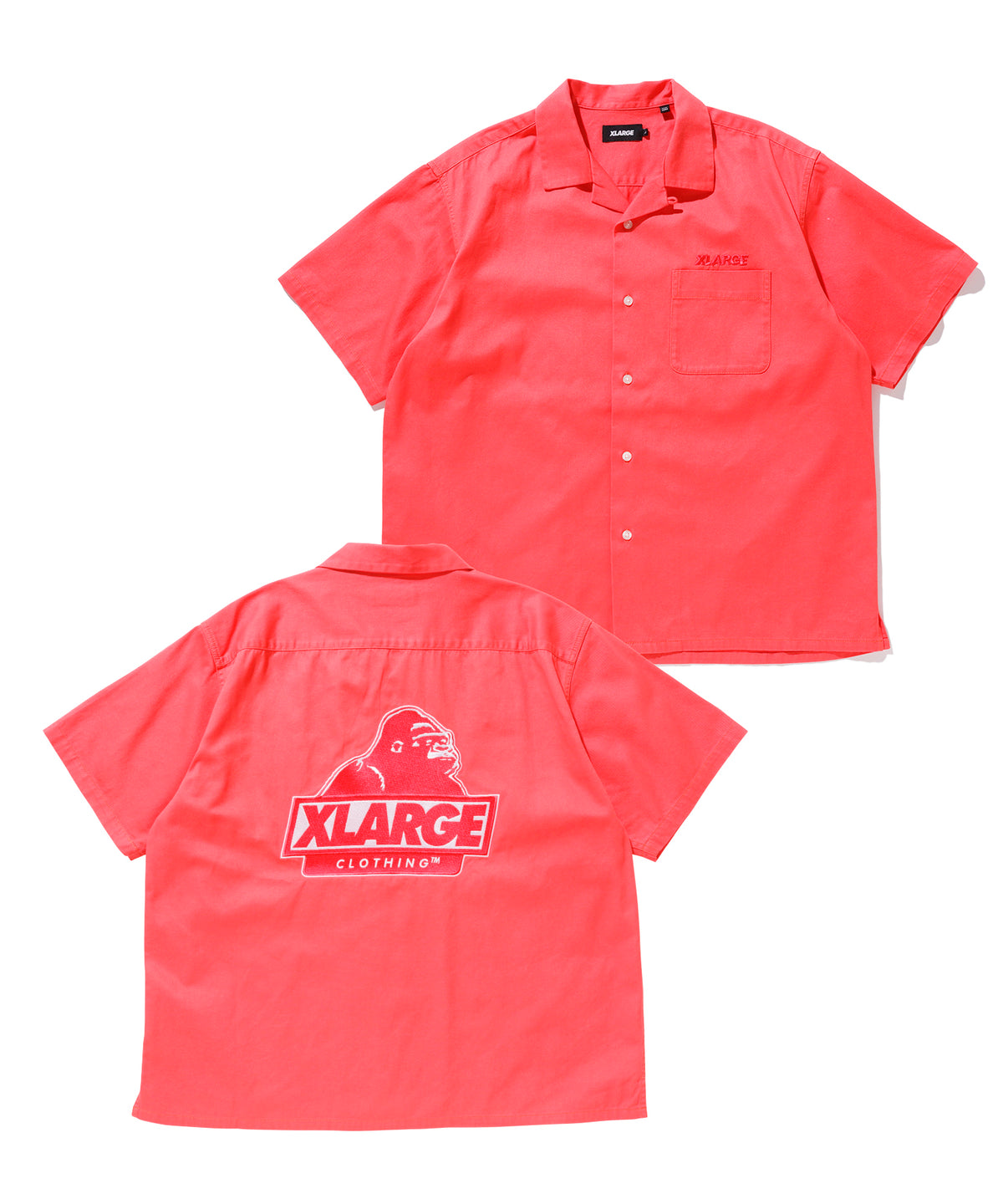 S/S OG OPEN COLLAR SHIRT SHIRT XLARGE