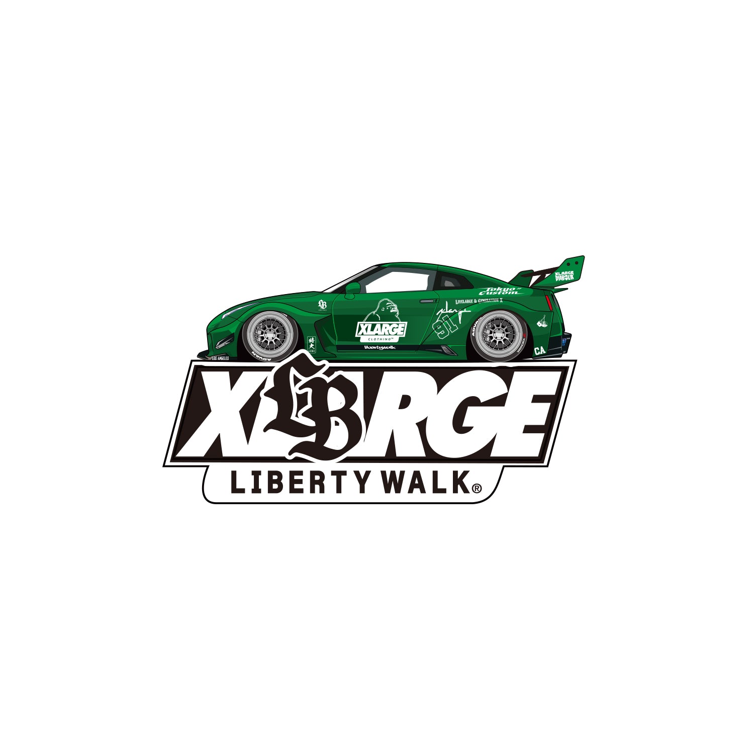 XLARGE × LIBERTY WALK