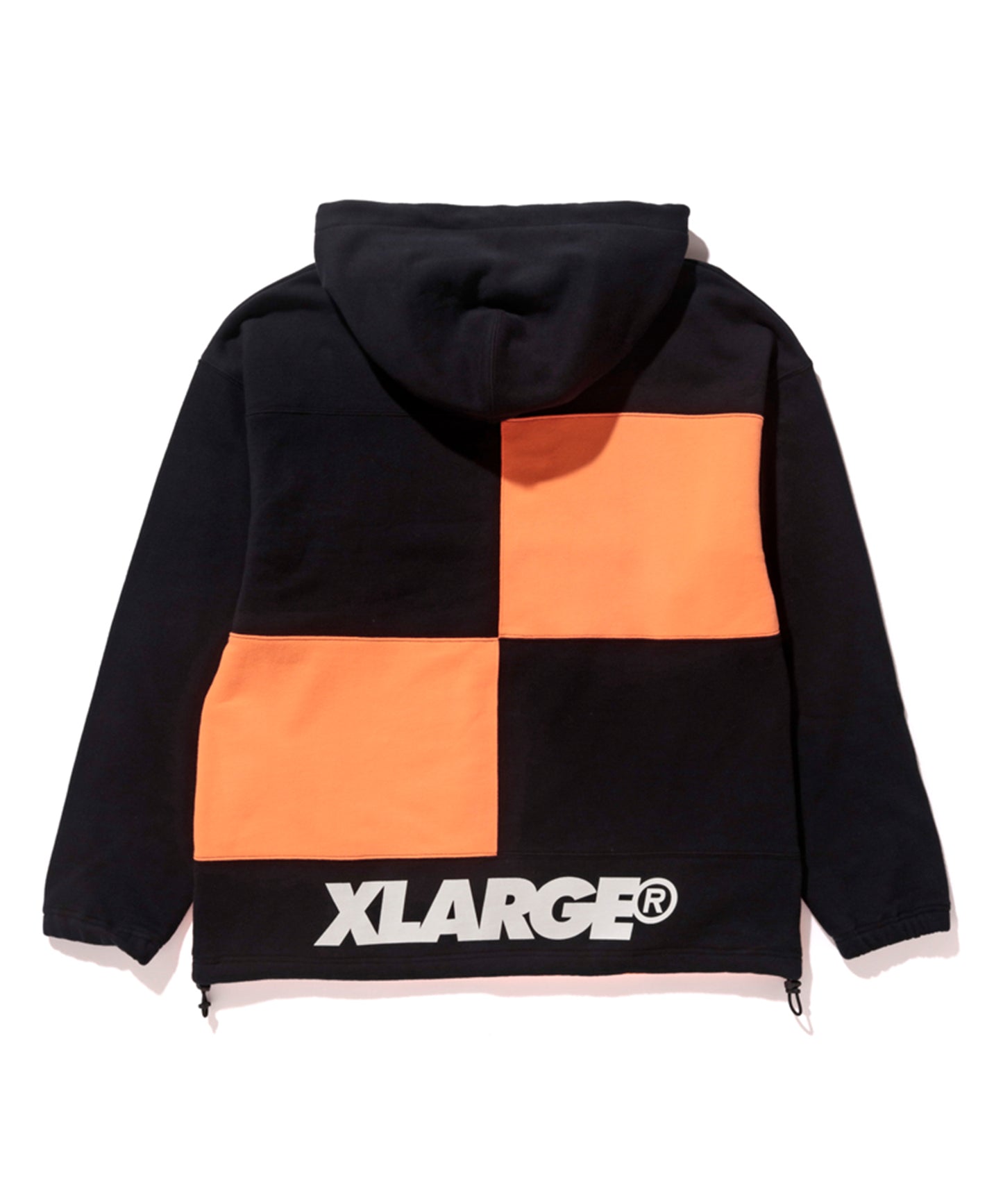 COLORBLOCK HOODED SWEAT