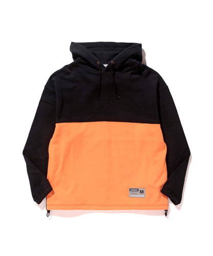 COLORBLOCK HOODED SWEAT