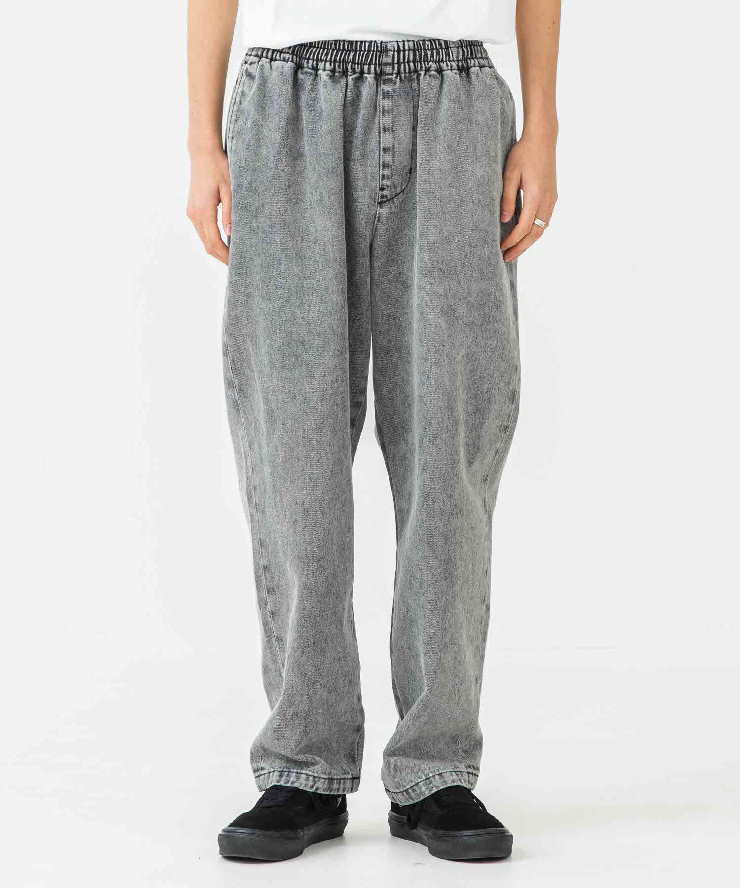 OVERDYED DENIM EASY PANTS – XLARGE