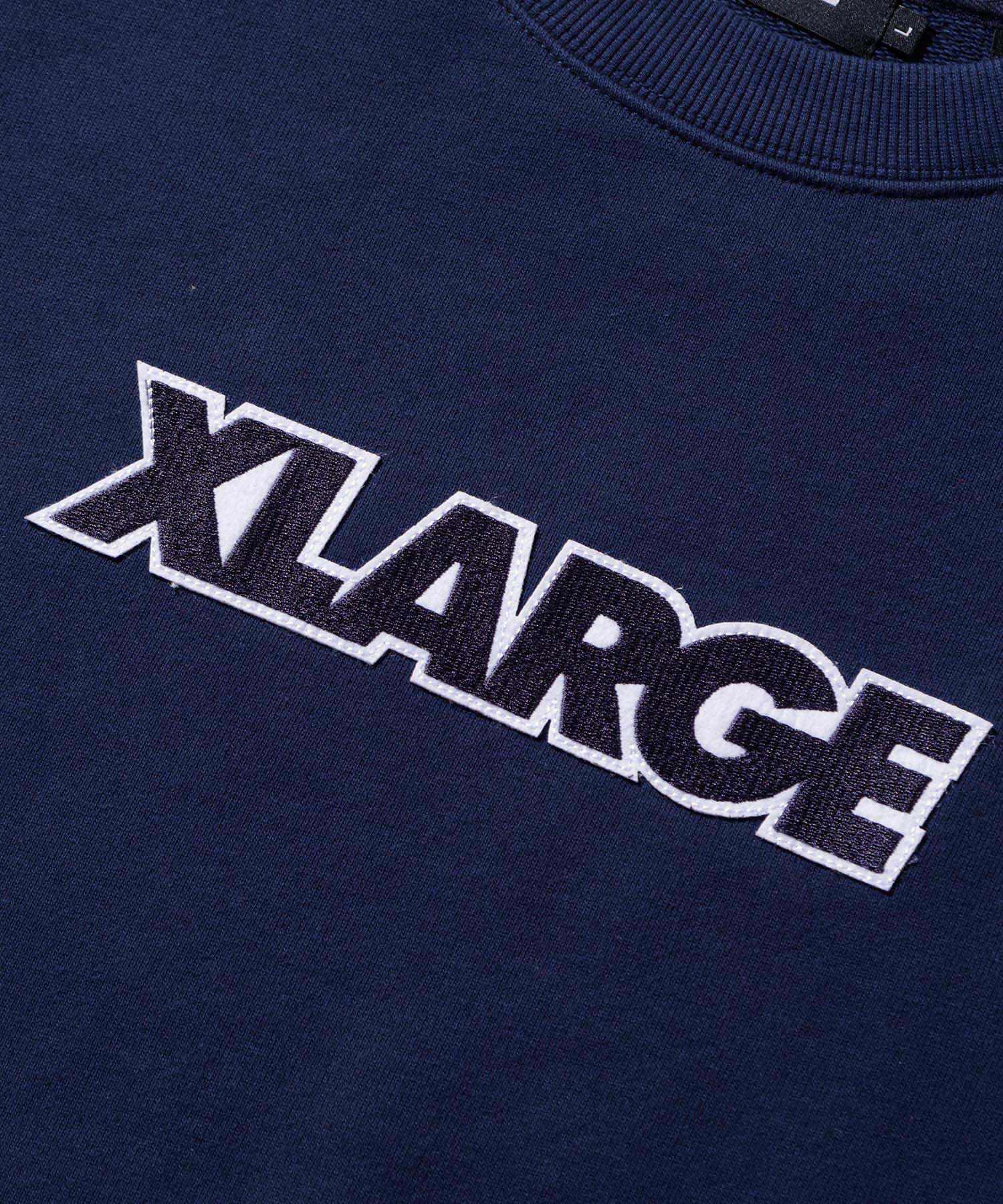 STANDARD LOGO PATCHED CREW NECK SWEAT | XLARGE