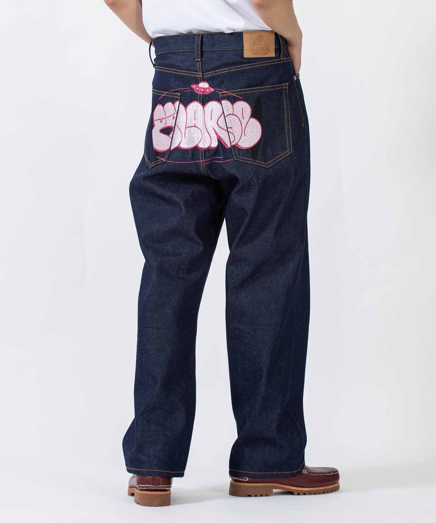 GRAFFITI DENIM PANTS