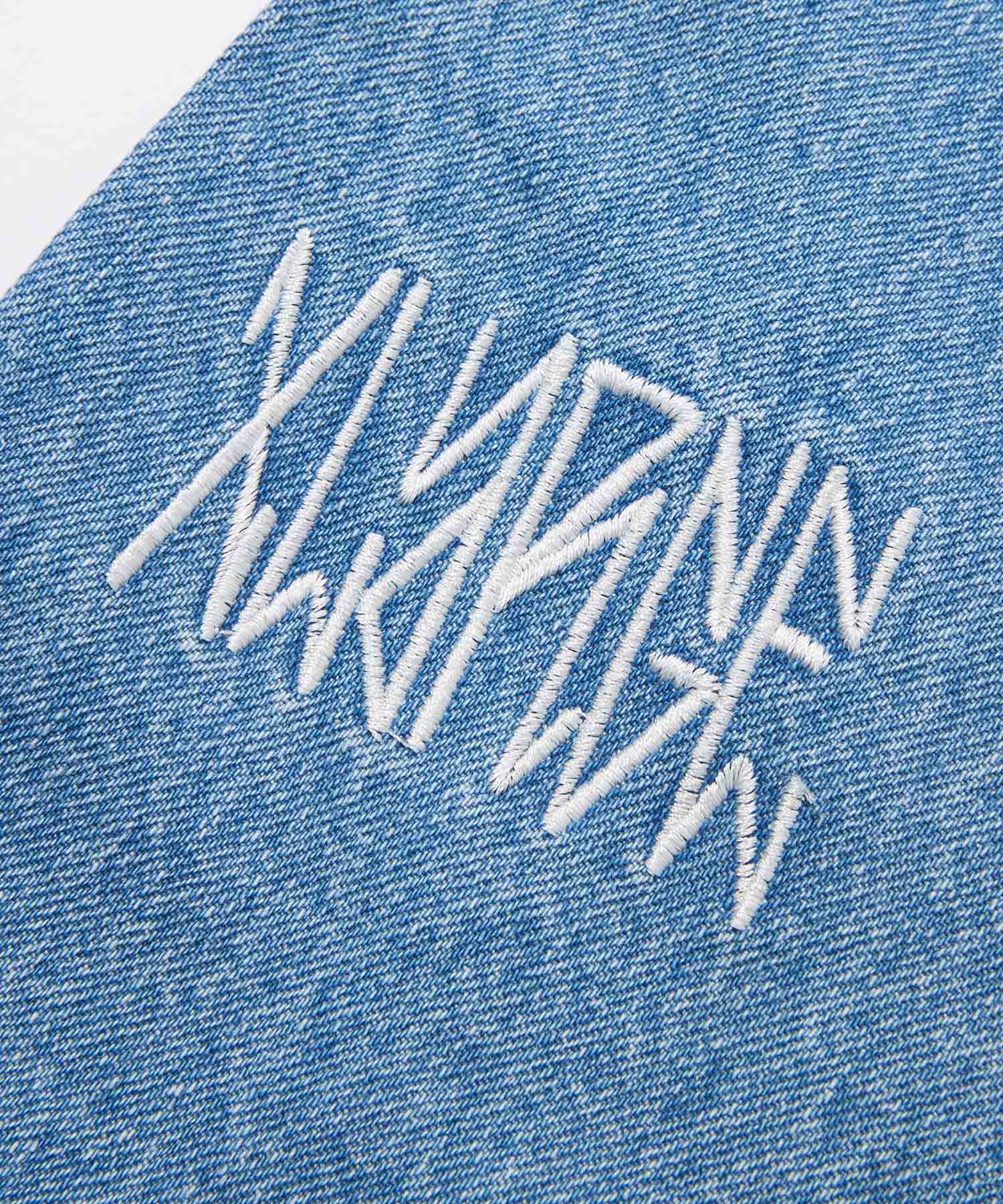 ADLV - A Logo Monogram Pattern Denim Pants (Blue) – Harumio