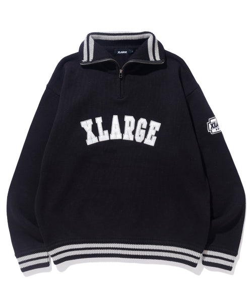 ARCH LOGO HALF ZIP PULLOVER KNIT | XLARGE