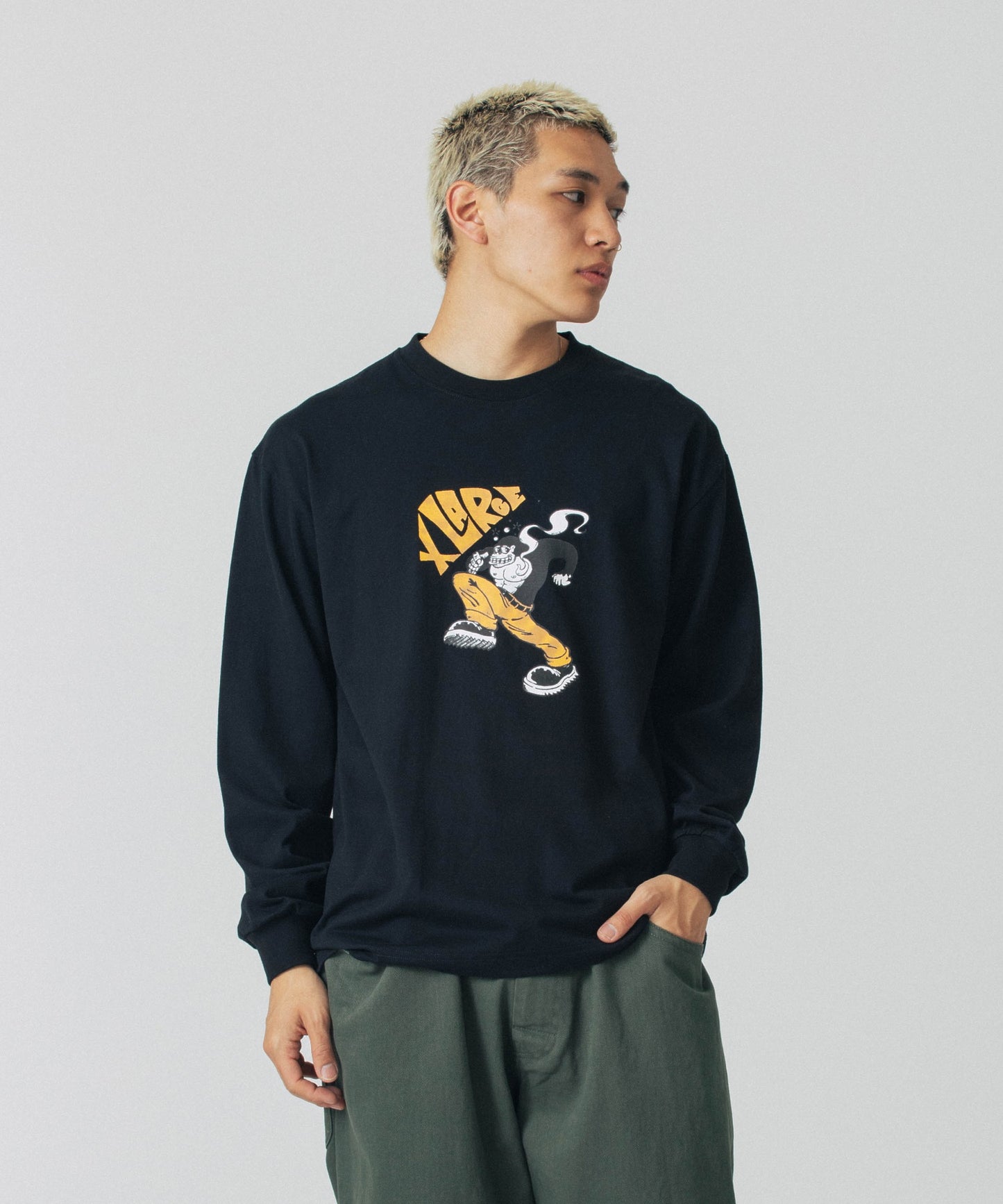 AMOS GORILLA L/S TEE