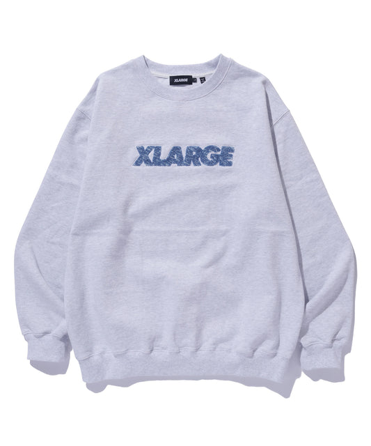 CHENILLE STANDARD LOGO CREWNECK SWEATSHIRT