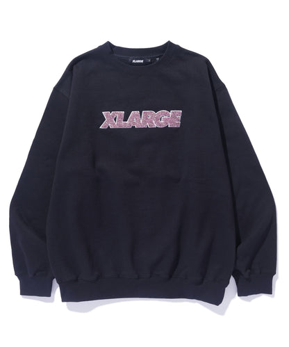 CHENILLE STANDARD LOGO CREWNECK SWEATSHIRT