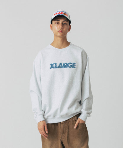 CHENILLE STANDARD LOGO CREWNECK SWEATSHIRT