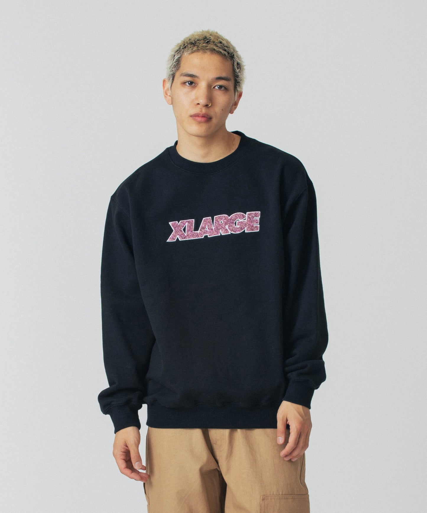 CHENILLE STANDARD LOGO CREWNECK SWEATSHIRT