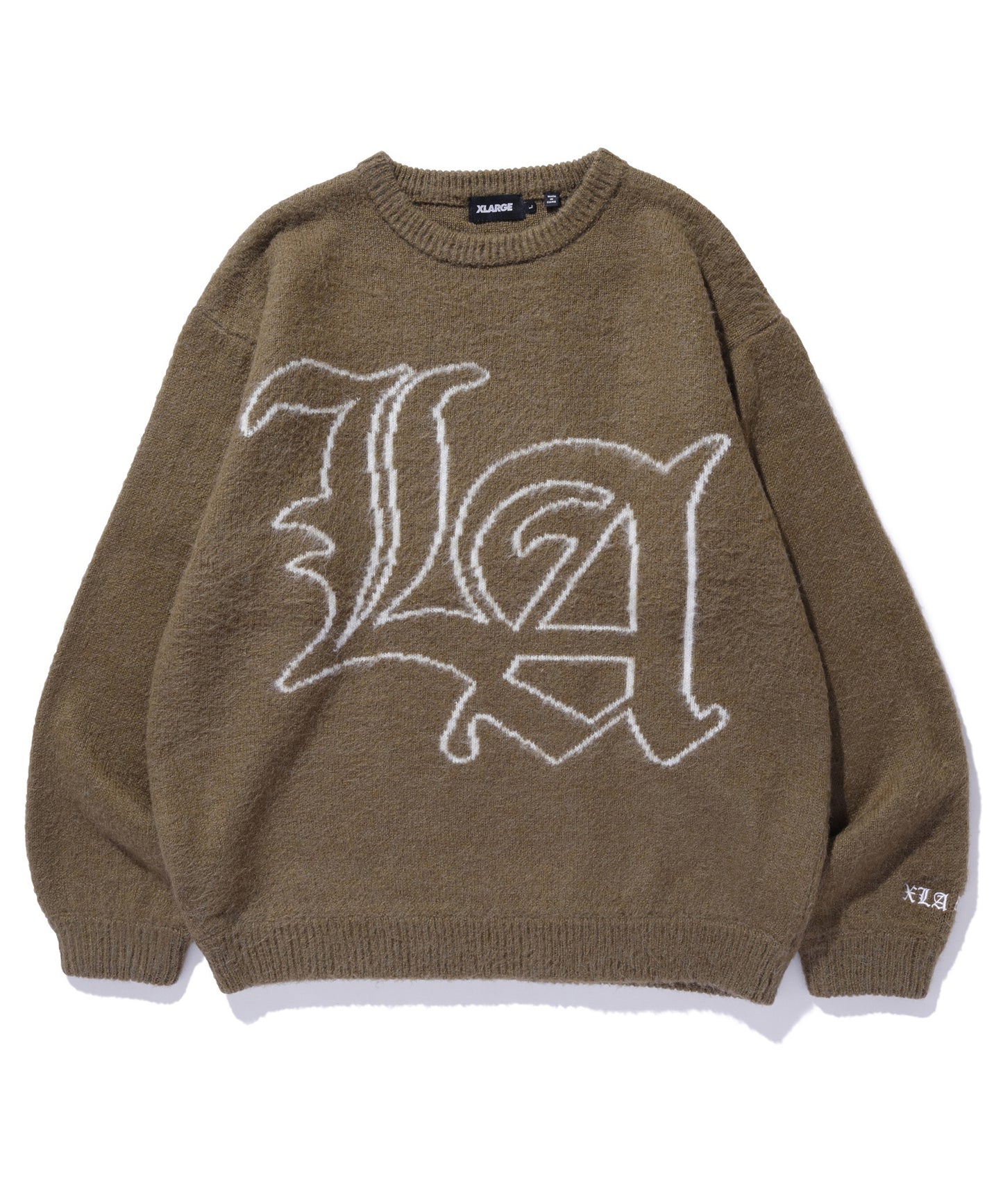 OLD ENGLISH MOHAIR CREWNECK KNIT