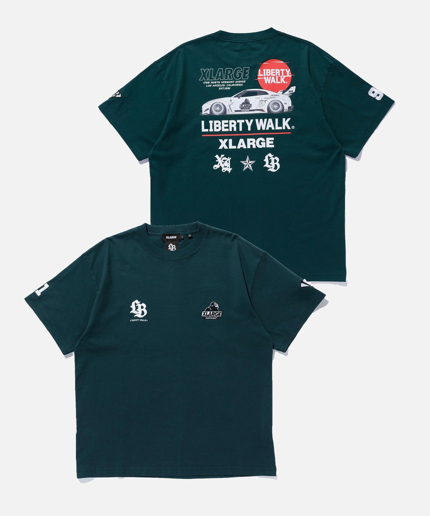 XLARGE x LIBERTY WALK S/S TEE