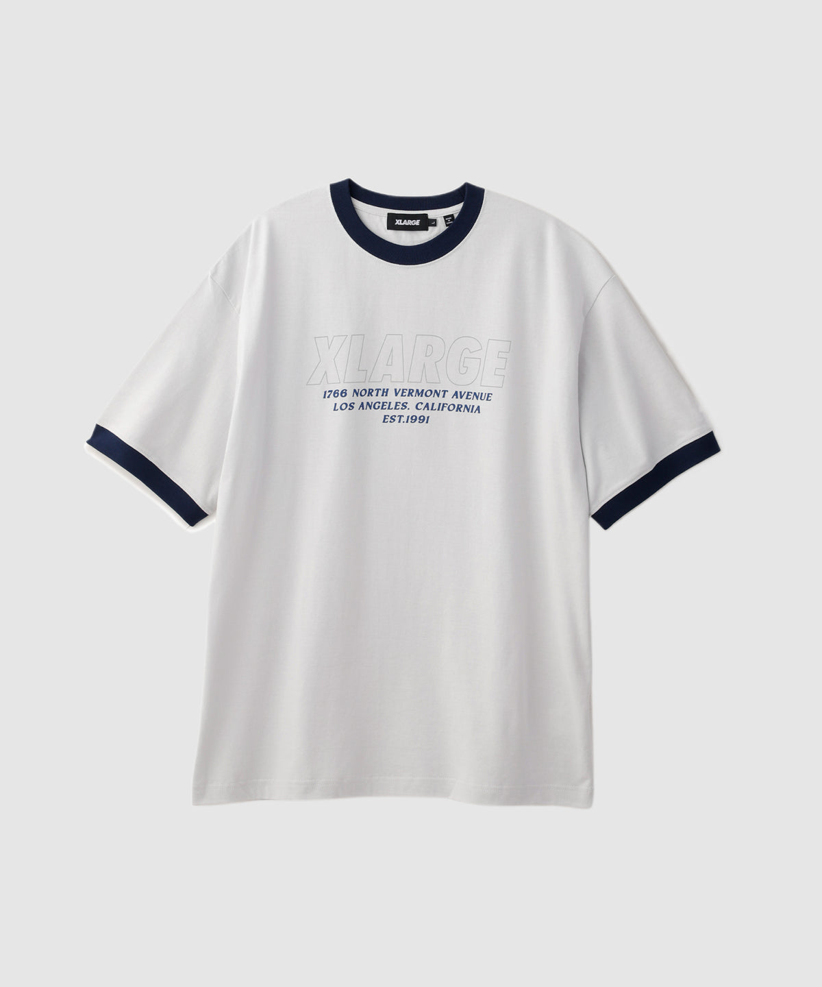 STORE ADDRESS RINGER S/S TEE