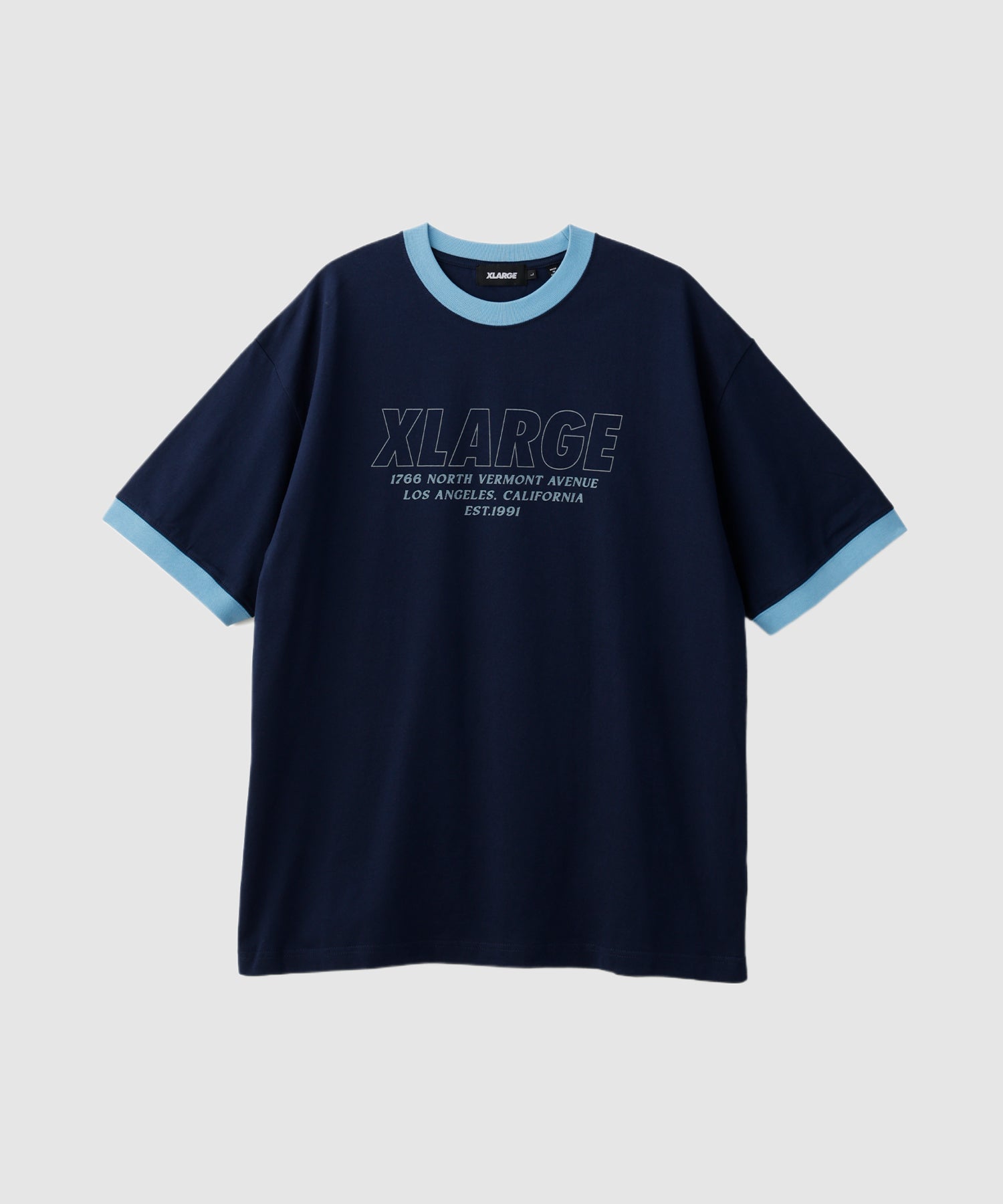 STORE ADDRESS RINGER S/S TEE – XLARGE