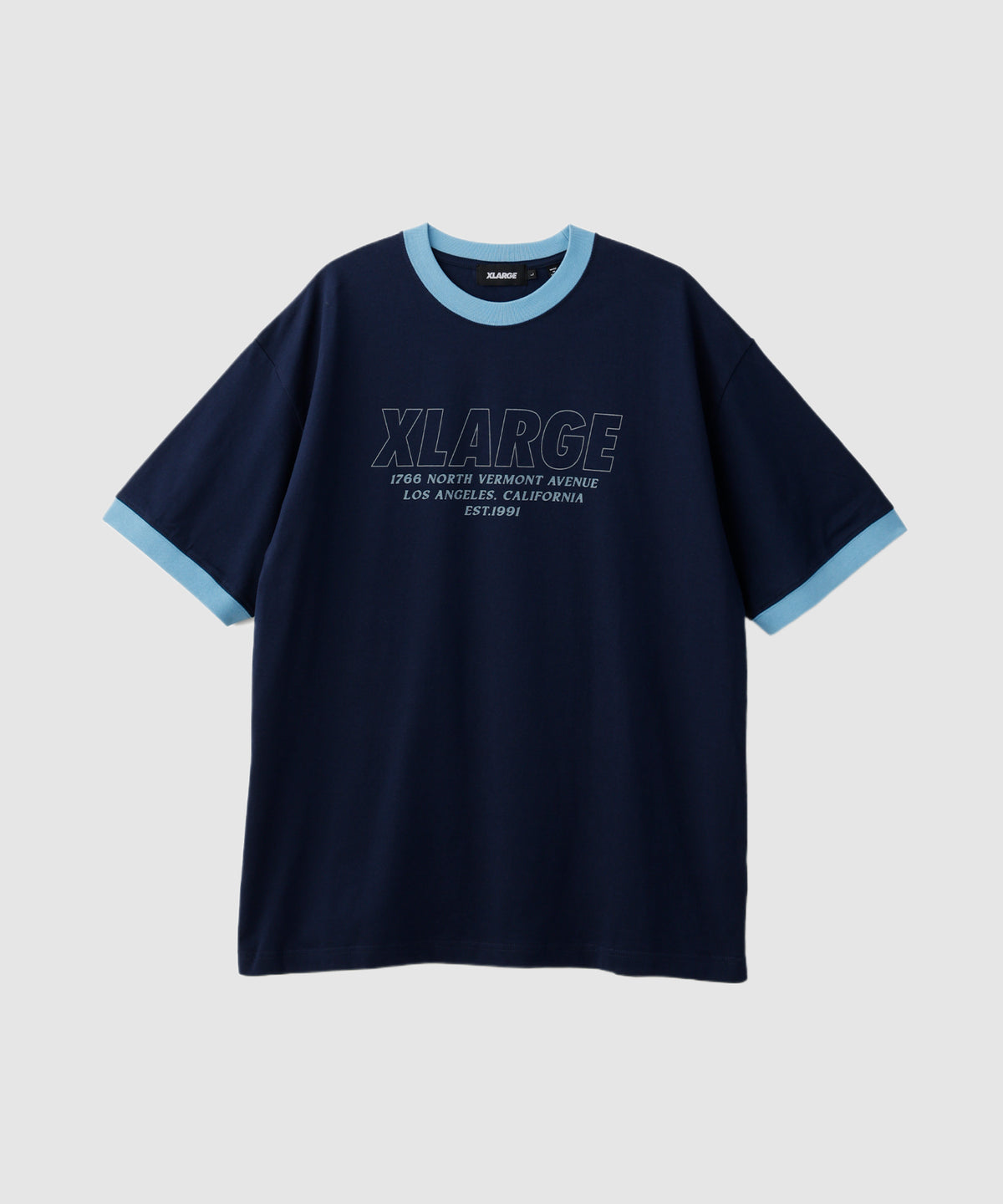 STORE ADDRESS RINGER S/S TEE