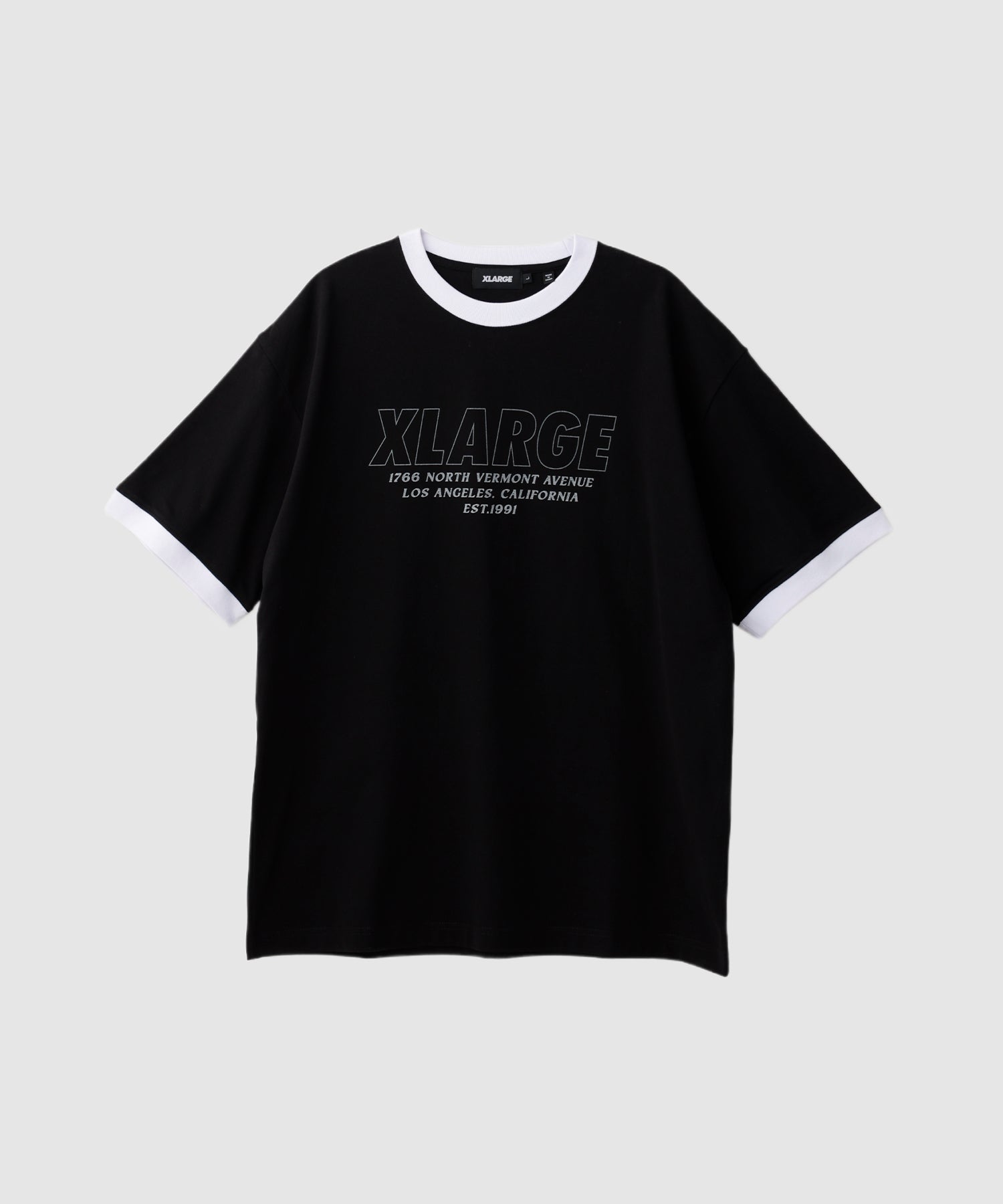 売切れ前に XLARGE STORE ADDRESS RINGER S/S TEE 首元がPOINT STORE ADDRESS RINGER S/S TEE – XLARGE