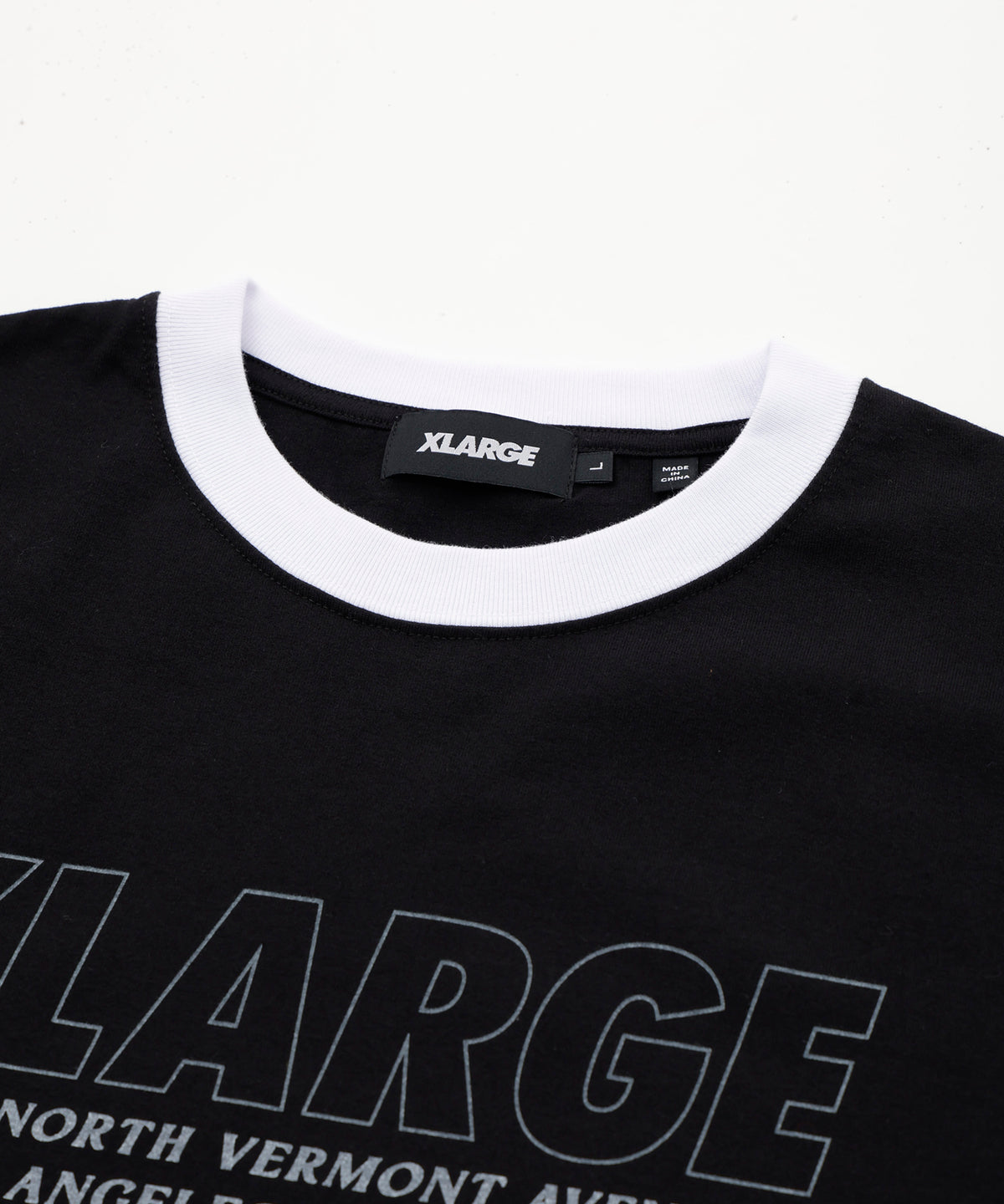 STORE ADDRESS RINGER S/S TEE