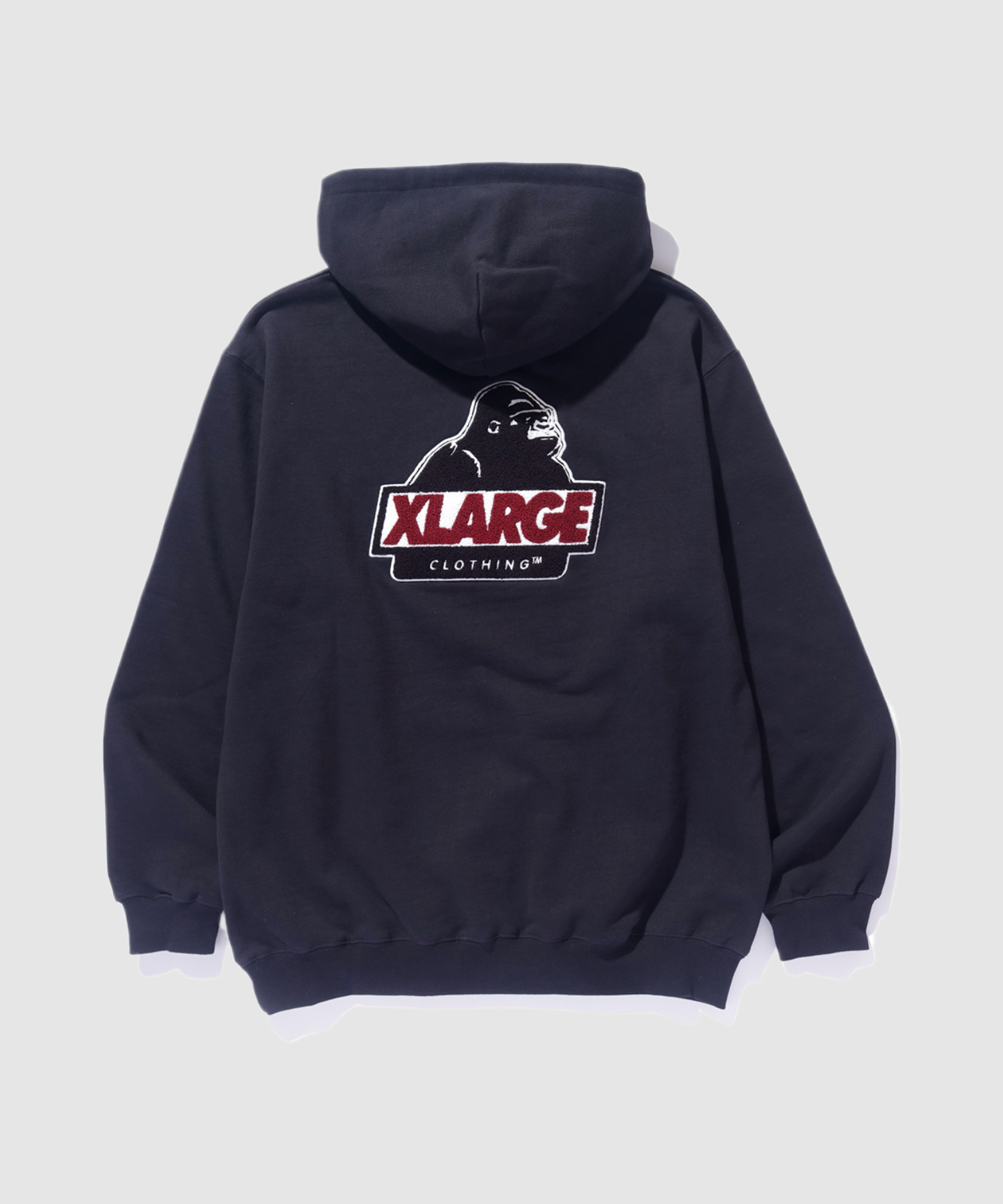 早い者勝ち XLARGE CHENILLE SLANTED OG HOODED SWEATSHIRT CHENILLE SLANTED OG PULLOVER HOODED SWEATSHIRT – XLARGE