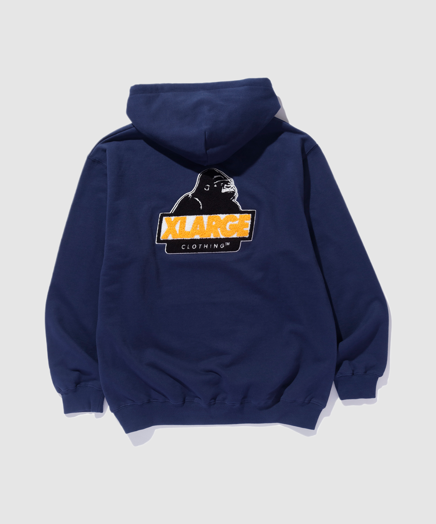 早い者勝ち XLARGE CHENILLE SLANTED OG HOODED SWEATSHIRT CHENILLE SLANTED OG PULLOVER HOODED SWEATSHIRT – XLARGE