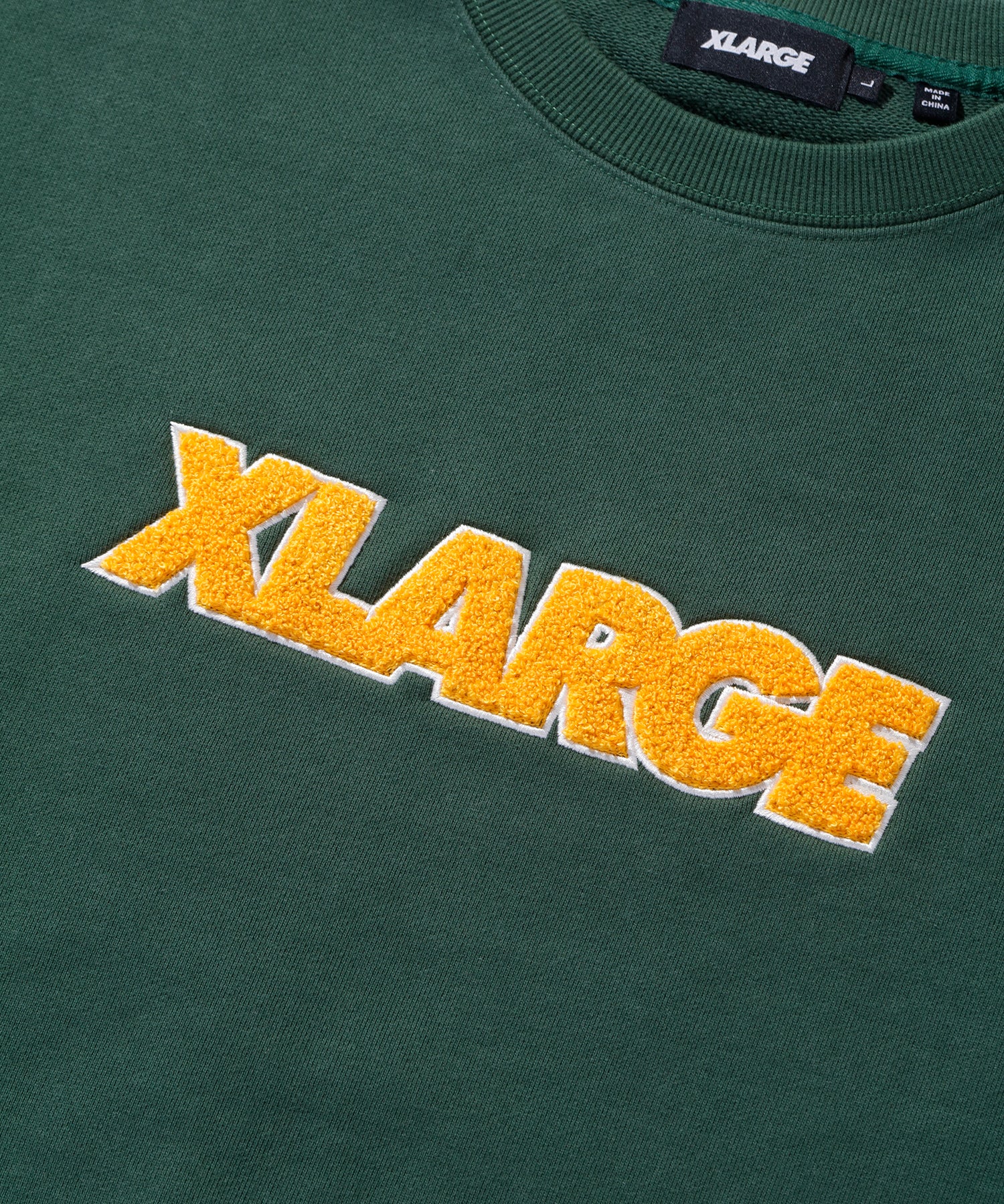 Sweat-shirt ras du cou avec logo chenille standard