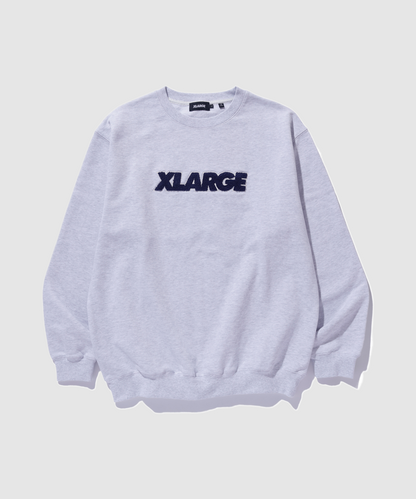 CHENILLE STANDARD LOGO CREWNECK SWEATSHIRT