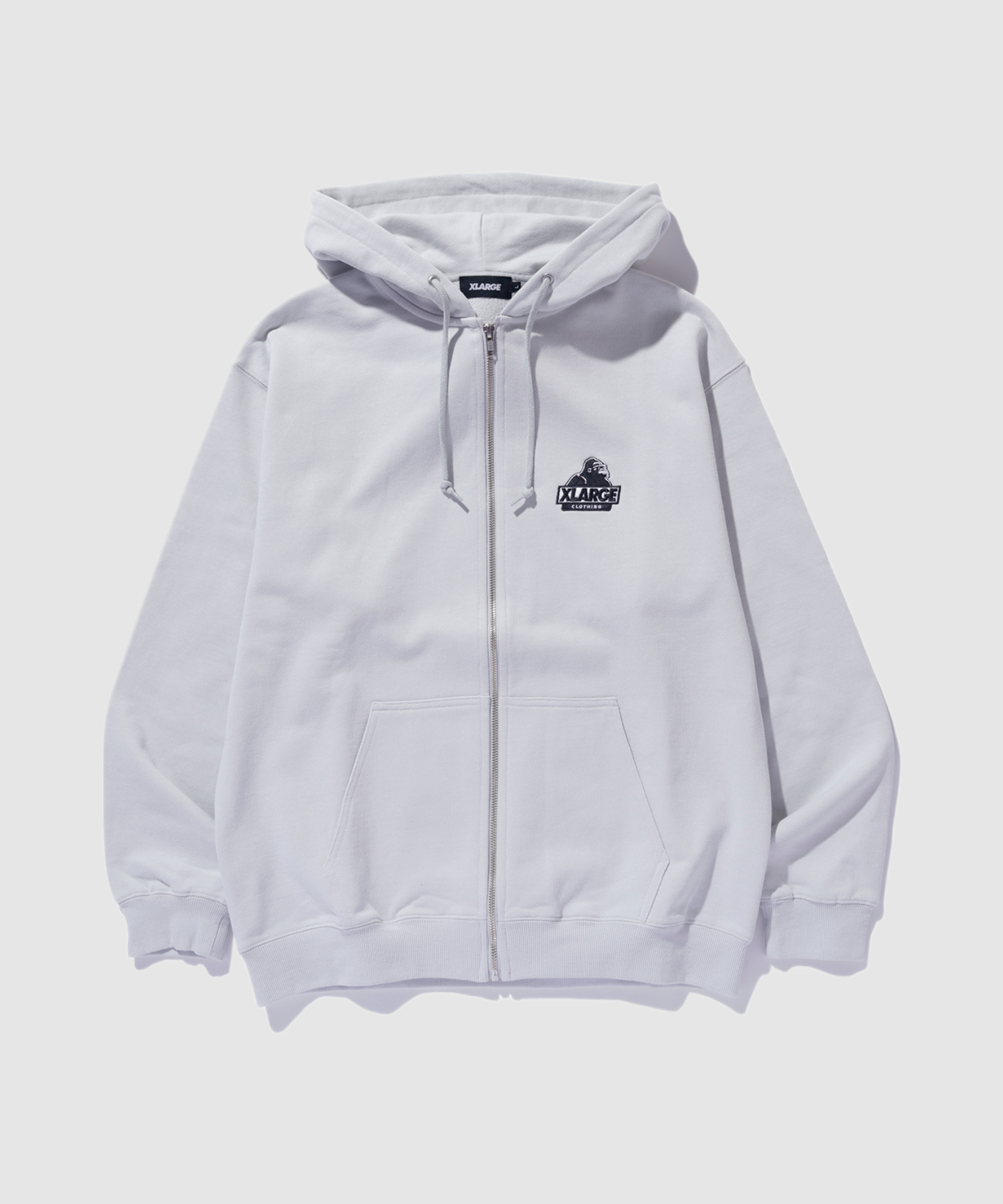 早い者勝ち 大人気 XLARGE ALLOVER LOGO ZIP HOODED SWEATSHIRT 0-