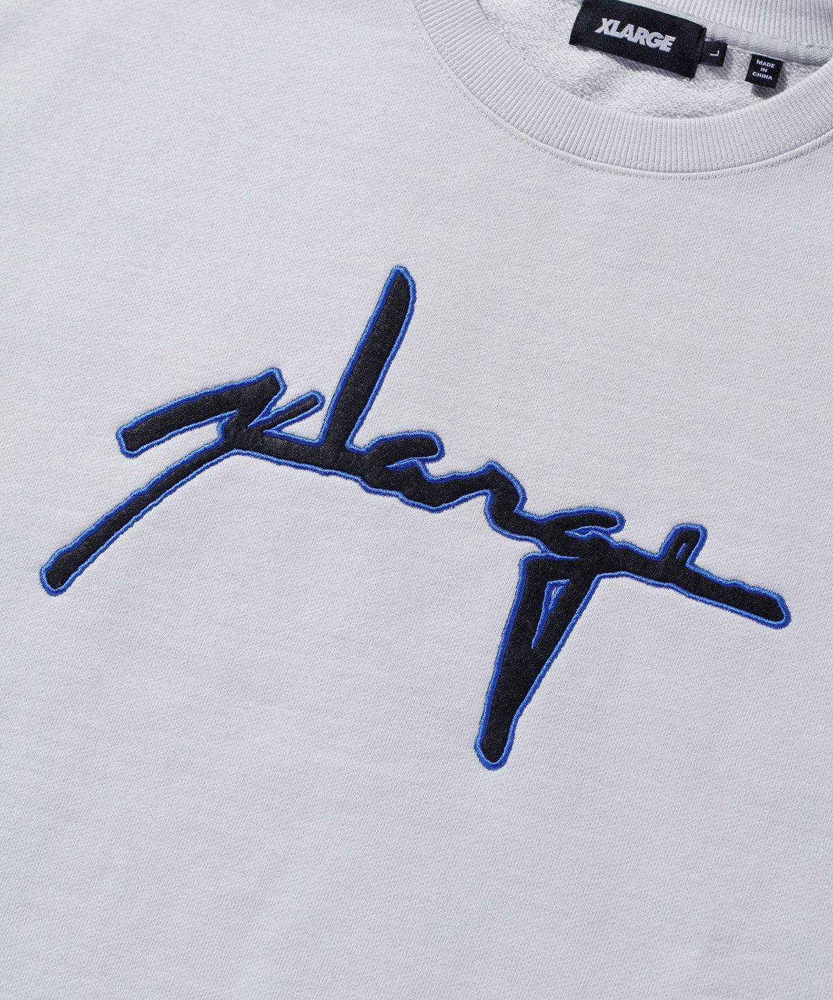 DISTORTION LOGO CREWNECK SWEATSHIRT