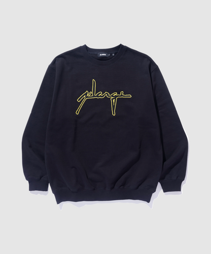 DISTORTION LOGO CREWNECK SWEATSHIRT