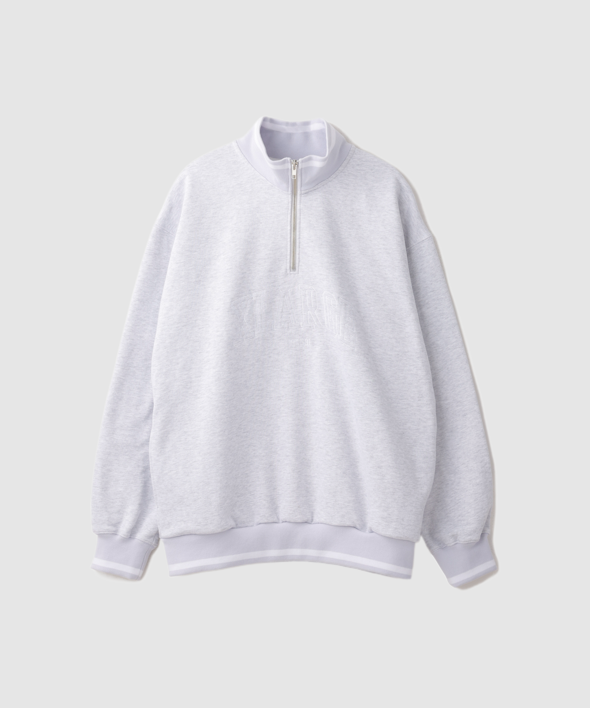 即完売【FTC】STRIPE RIB HALF ZIP SWEATSHIRT STRIPE RIB HALF ZIP SWEATSHIRT – FTC