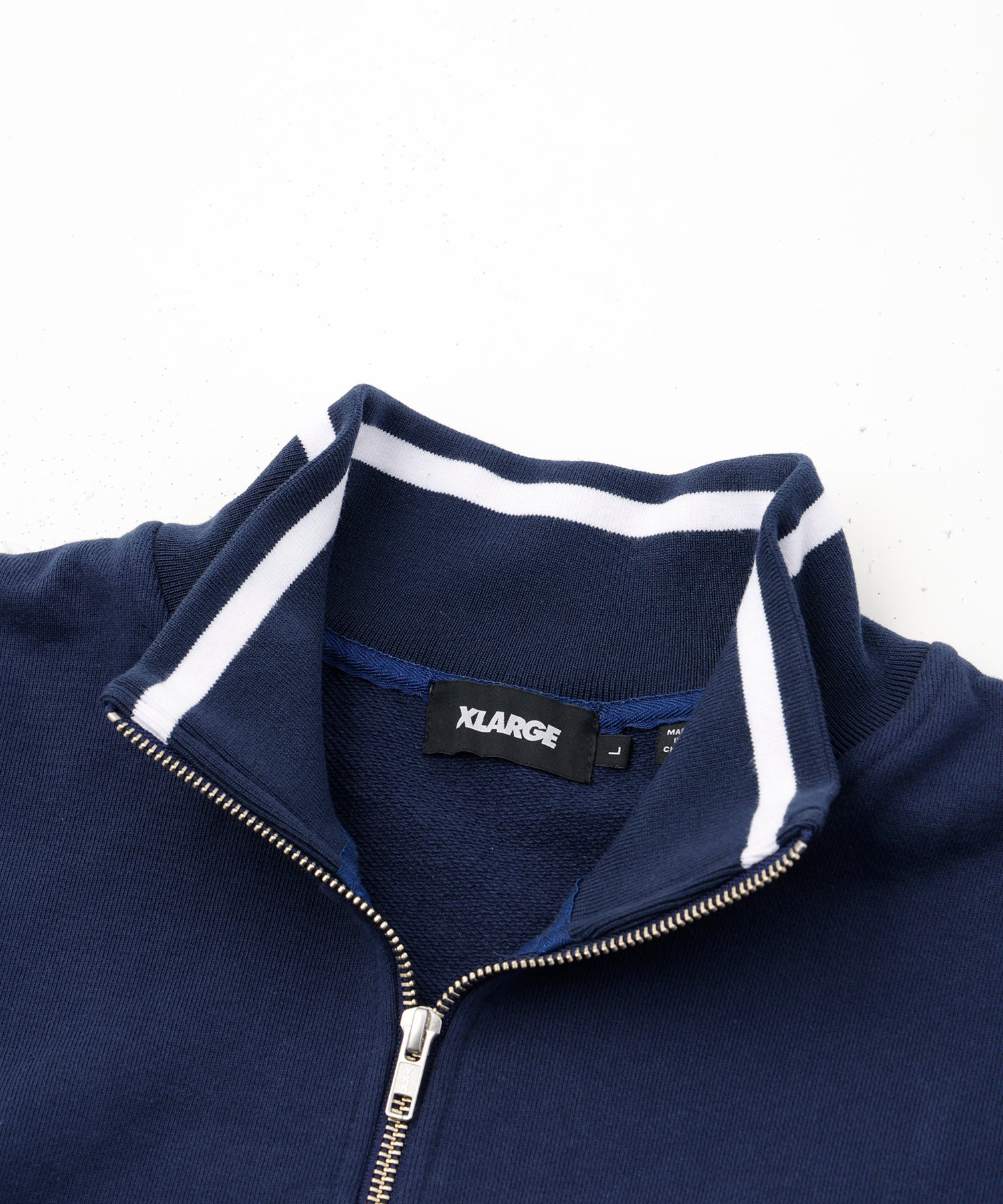 大人気 XLARGE STRIPED RIB HALF ZIP SWEAT カレッジロゴ刺繍◎ 楽天市場】エクストララージ トレーナー XLARGE スウェット