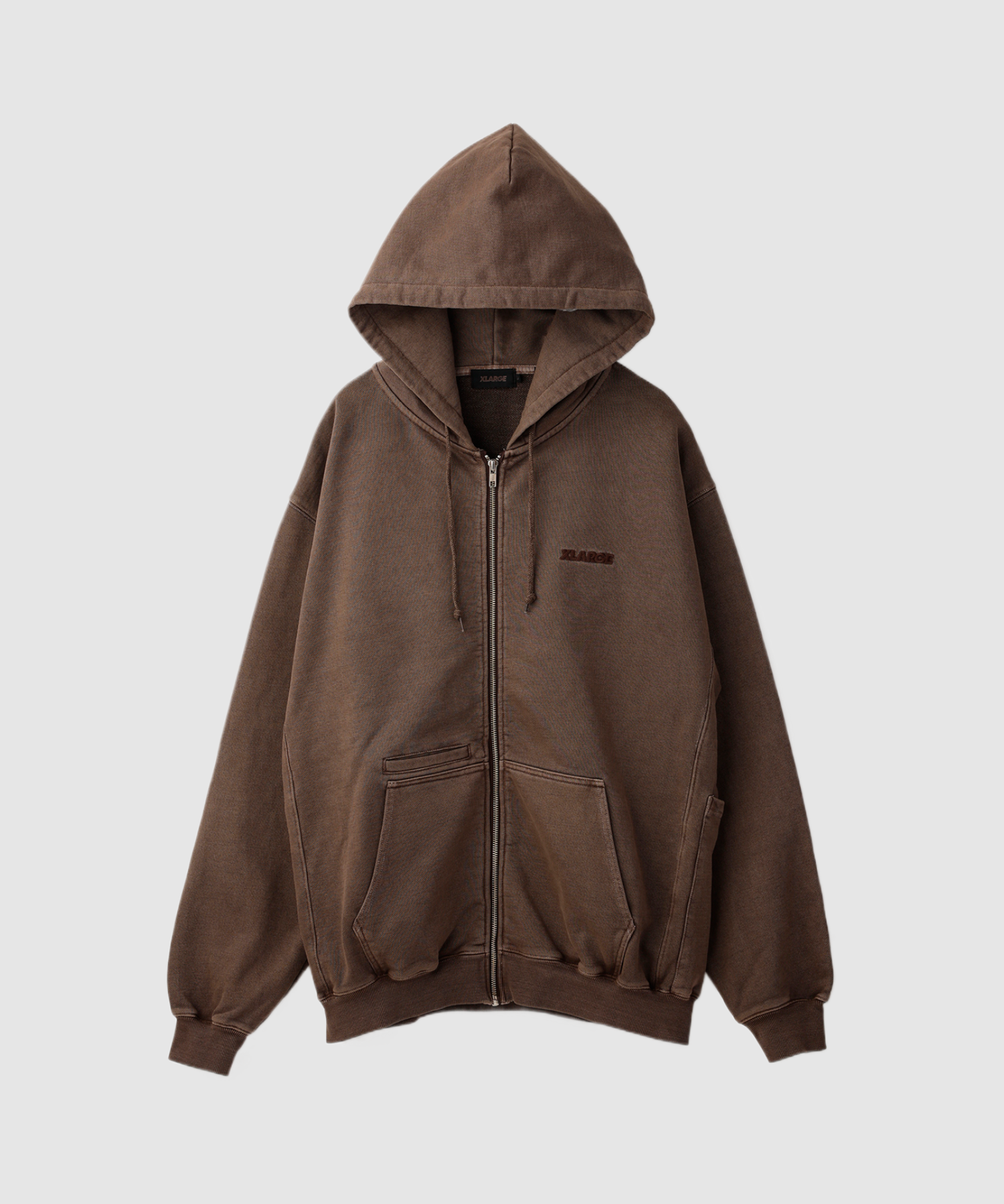 PIGMENT DYED WORK ZIP HOODED SWEATSHIRT – XLARGE PIGMENT DYED WORK ZIP HOODED SWEATSHIRT – XLARGE