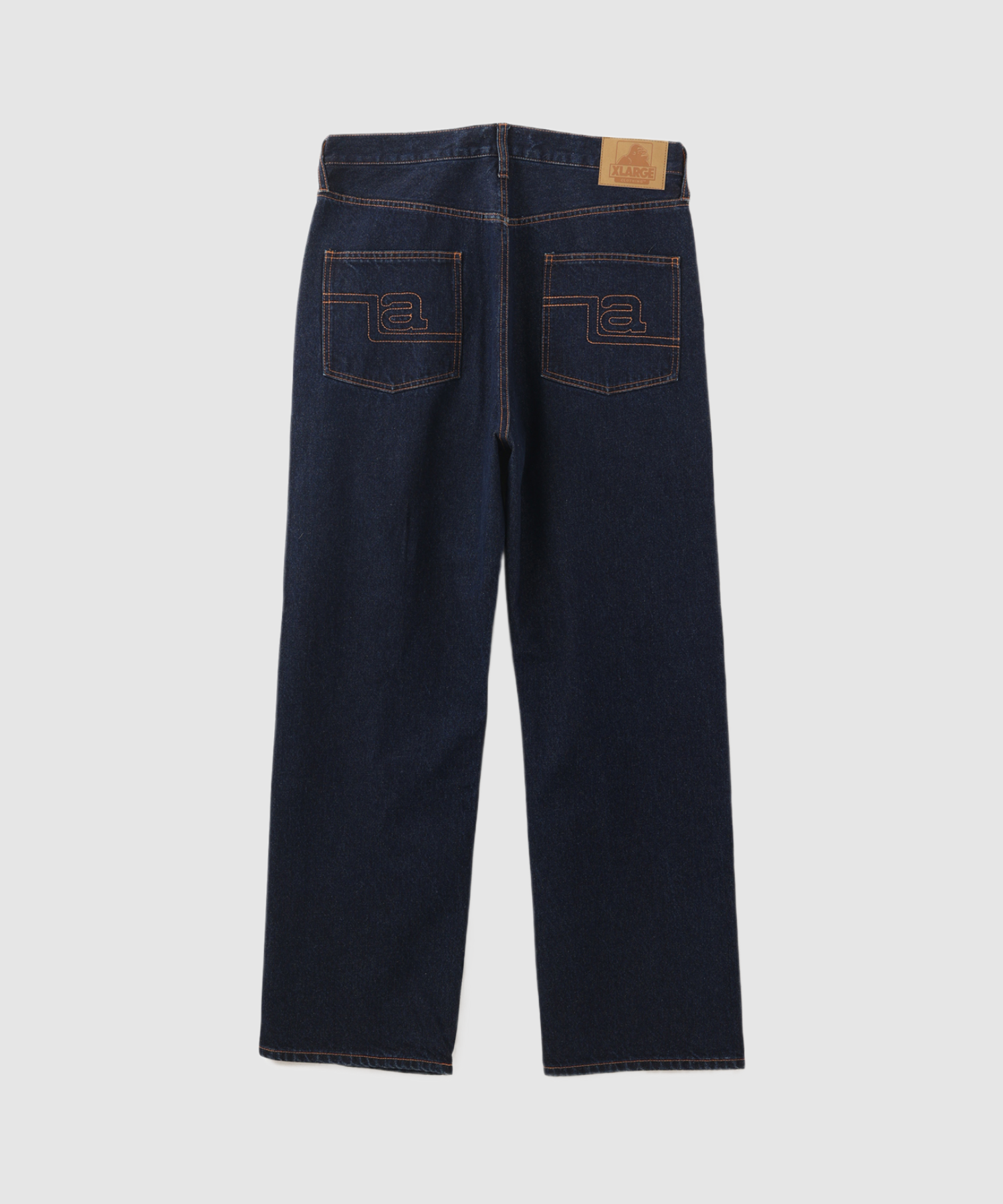 LA STITCHED DENIM PANTS