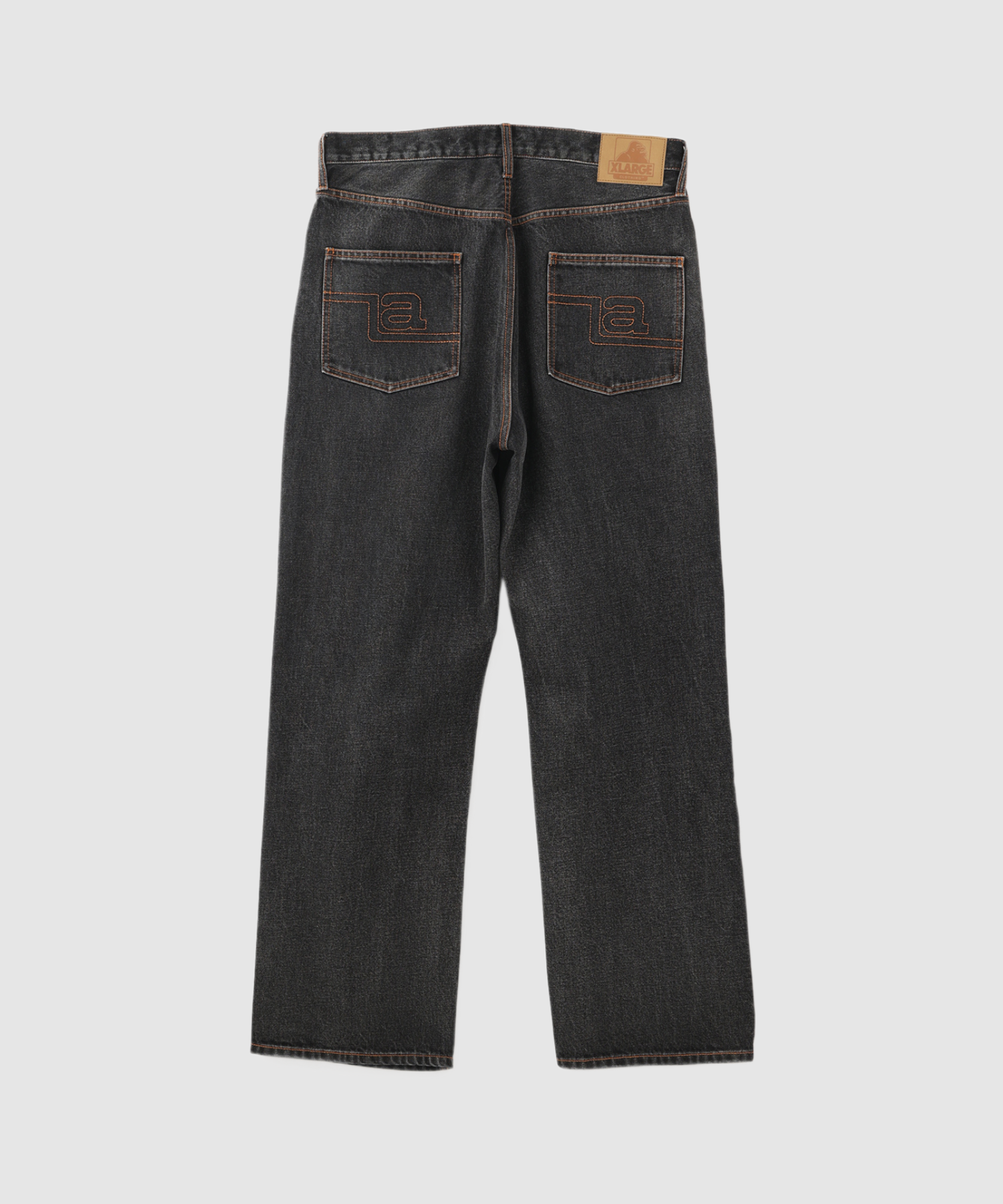 LA STITCHED DENIM PANTS