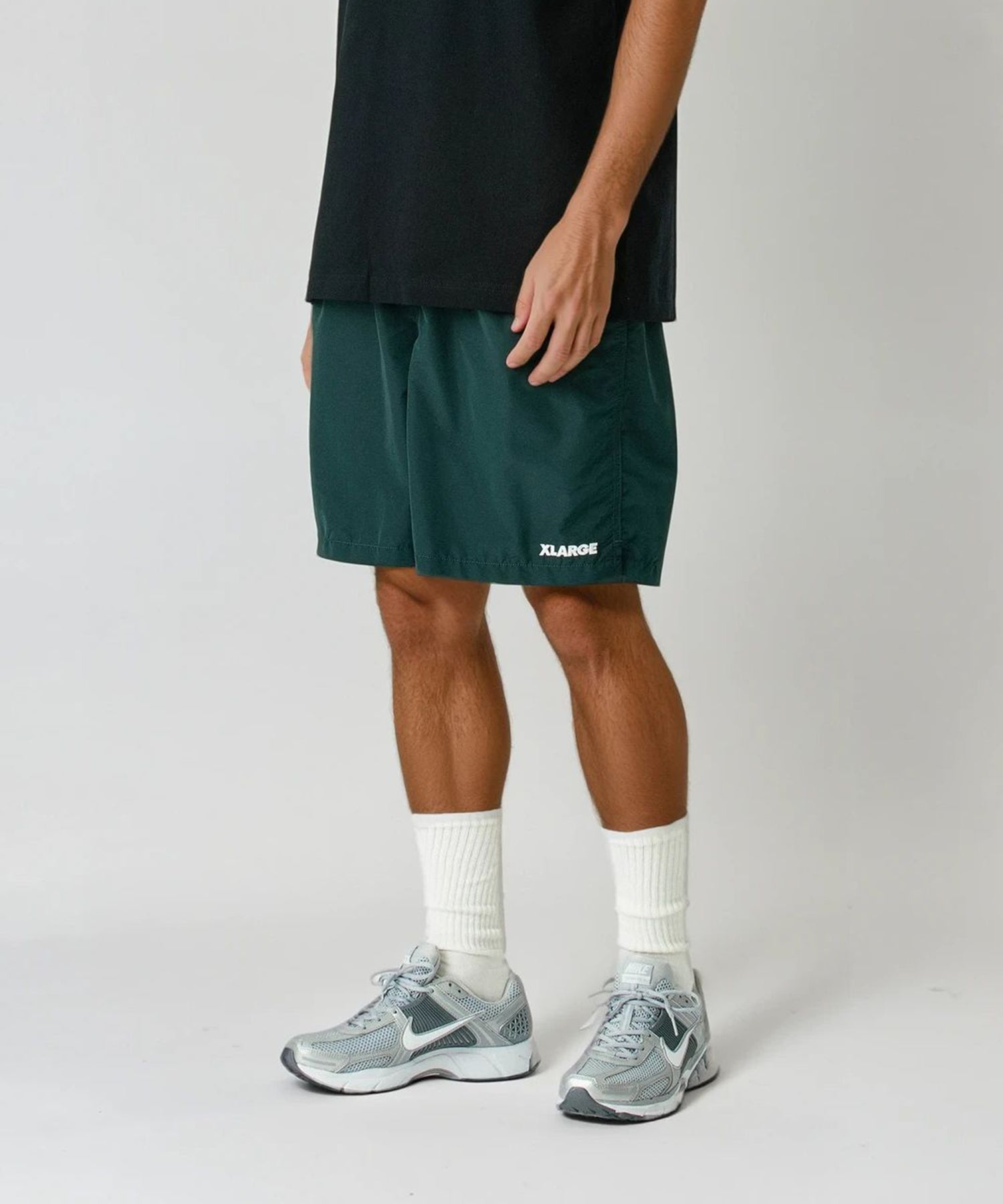 EMBROIDERED NYLON SHORT PANTS – XLARGE