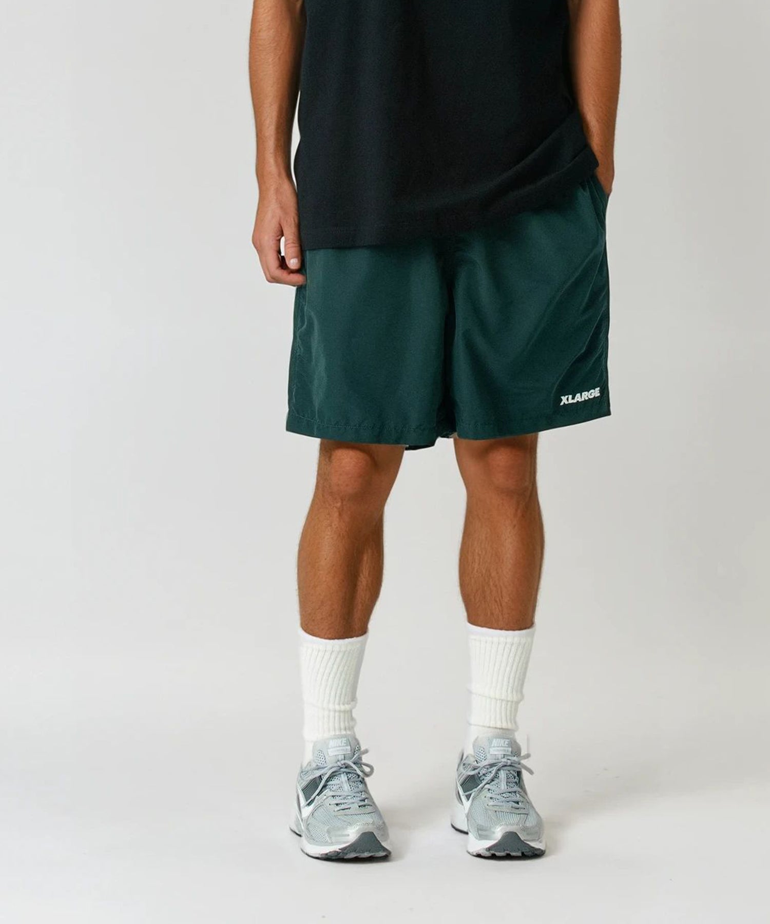 EMBROIDERED NYLON SHORT PANTS – XLARGE