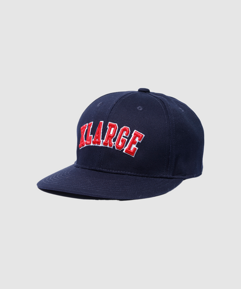 XLARGE LAロゴキャップ ネイビー/レッド LA PATCHED CAP（キャップ）｜XLARGE（エクストララージ）の
