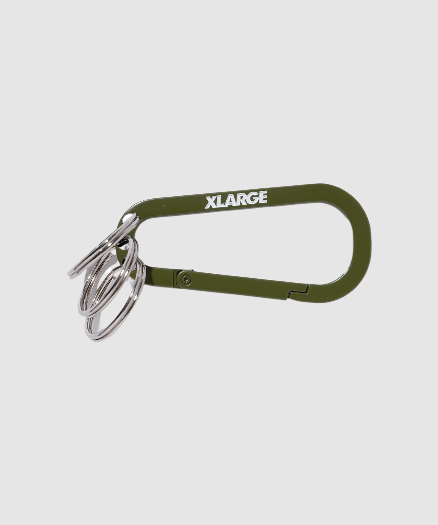 SLANTED LOGO KEYRING CARABINER