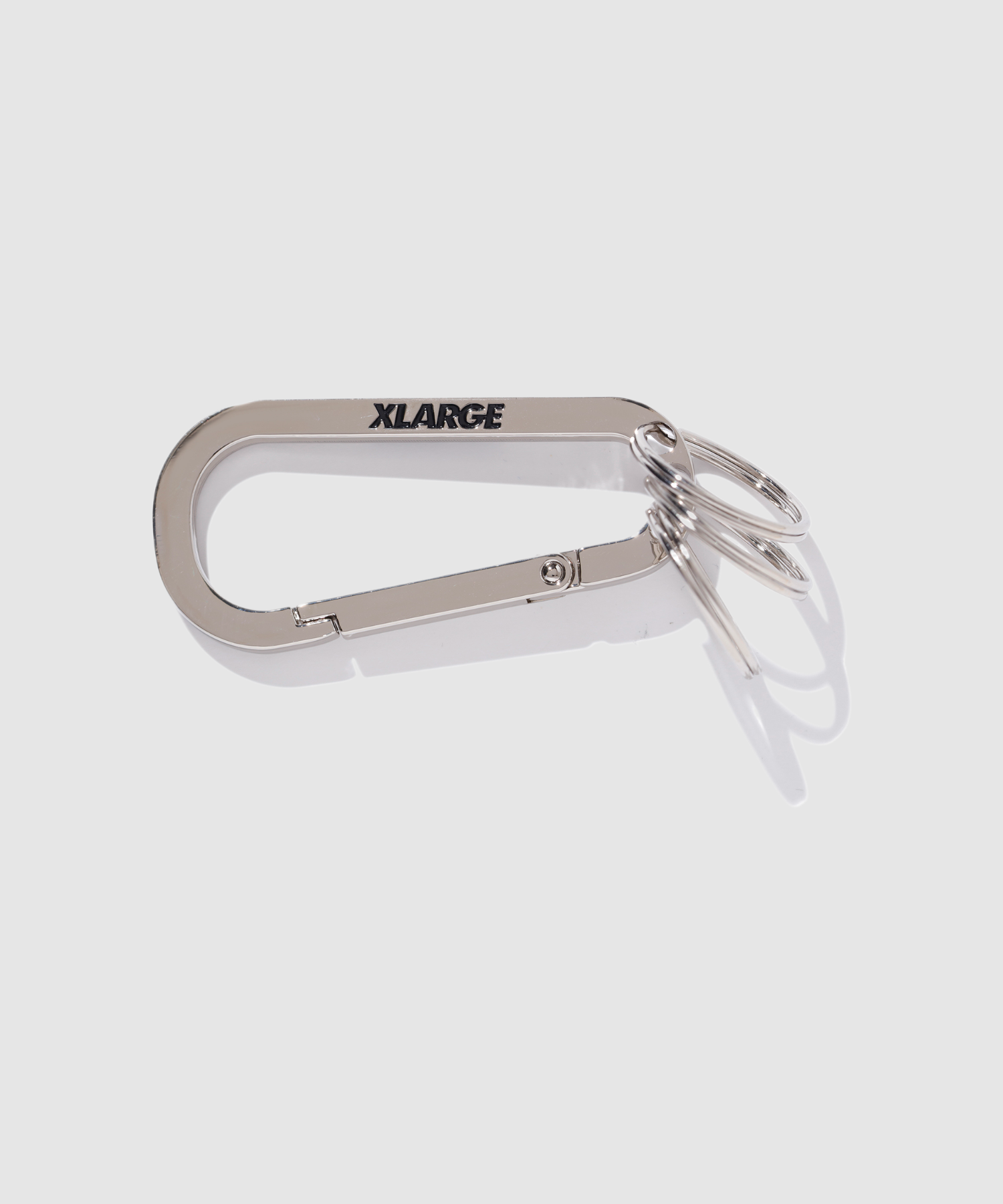 SLANTED LOGO KEYRING CARABINER