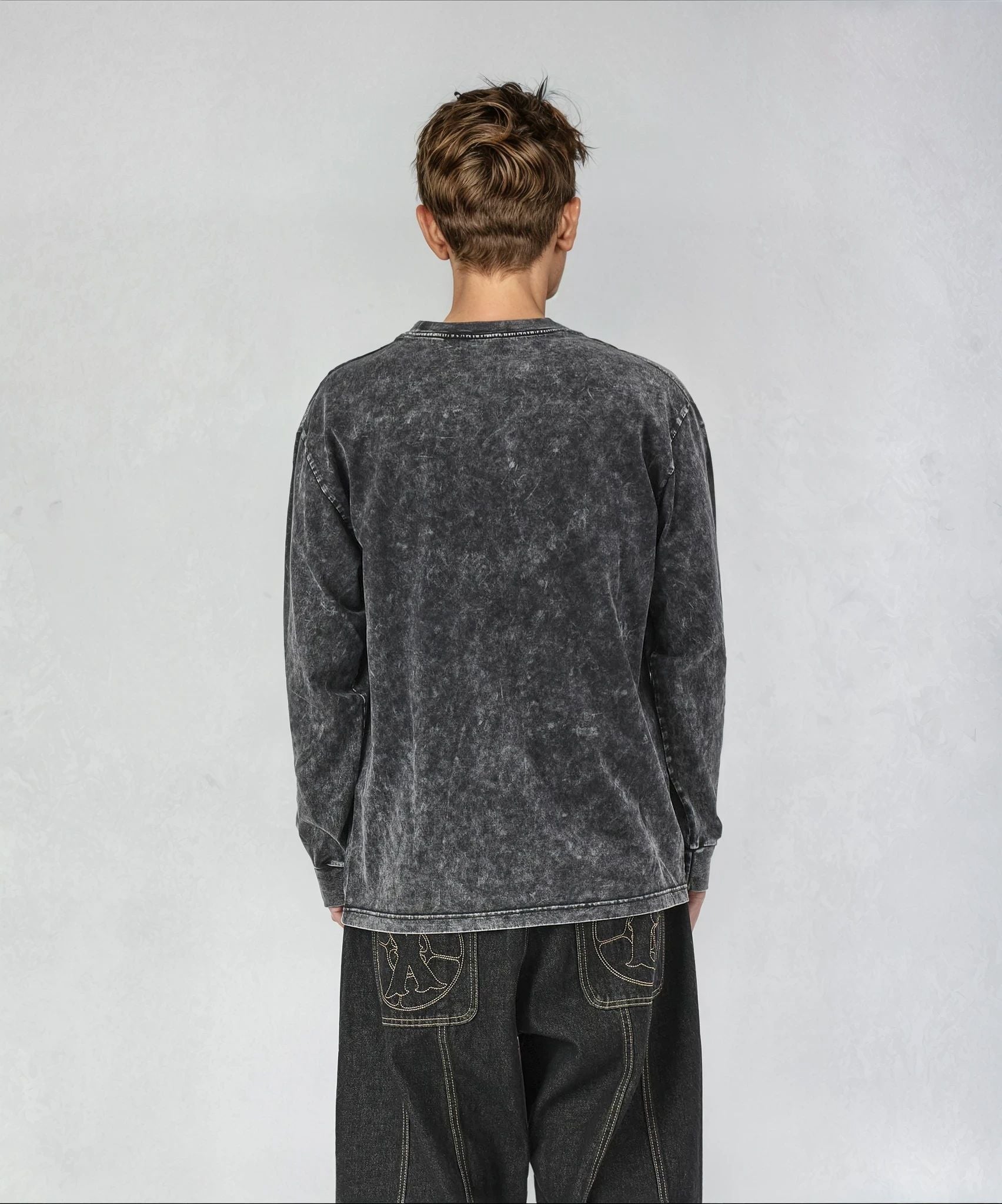 CHEMICAL WASH SLANTED OG L/S TEE