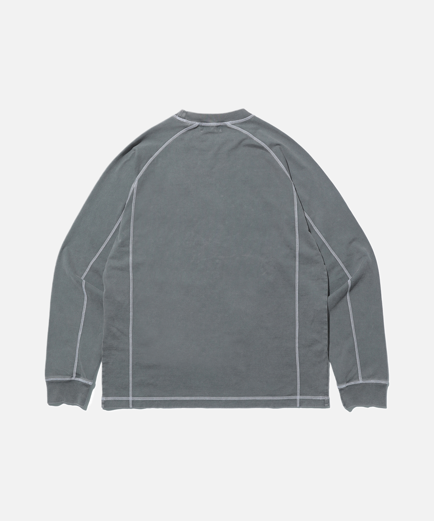 CONTRAST STITCH L/S TEE