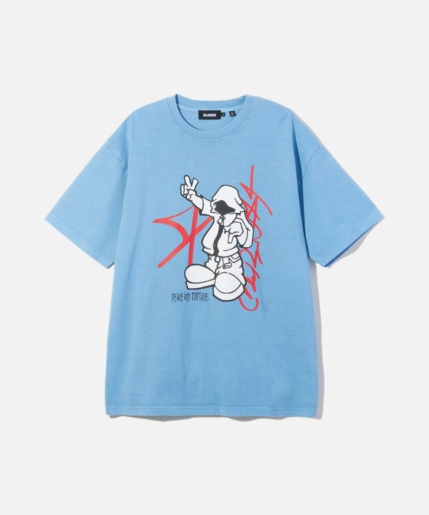 PIGMENT DYED PEACE AND FORTUNE S/S TEE